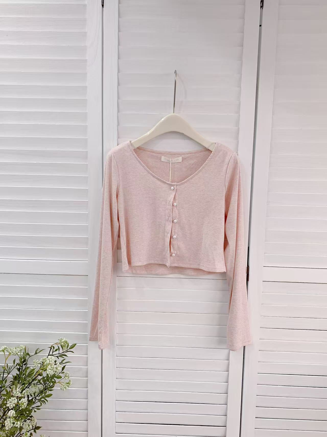 HELLO MILK TEE- 86139 短款小衫