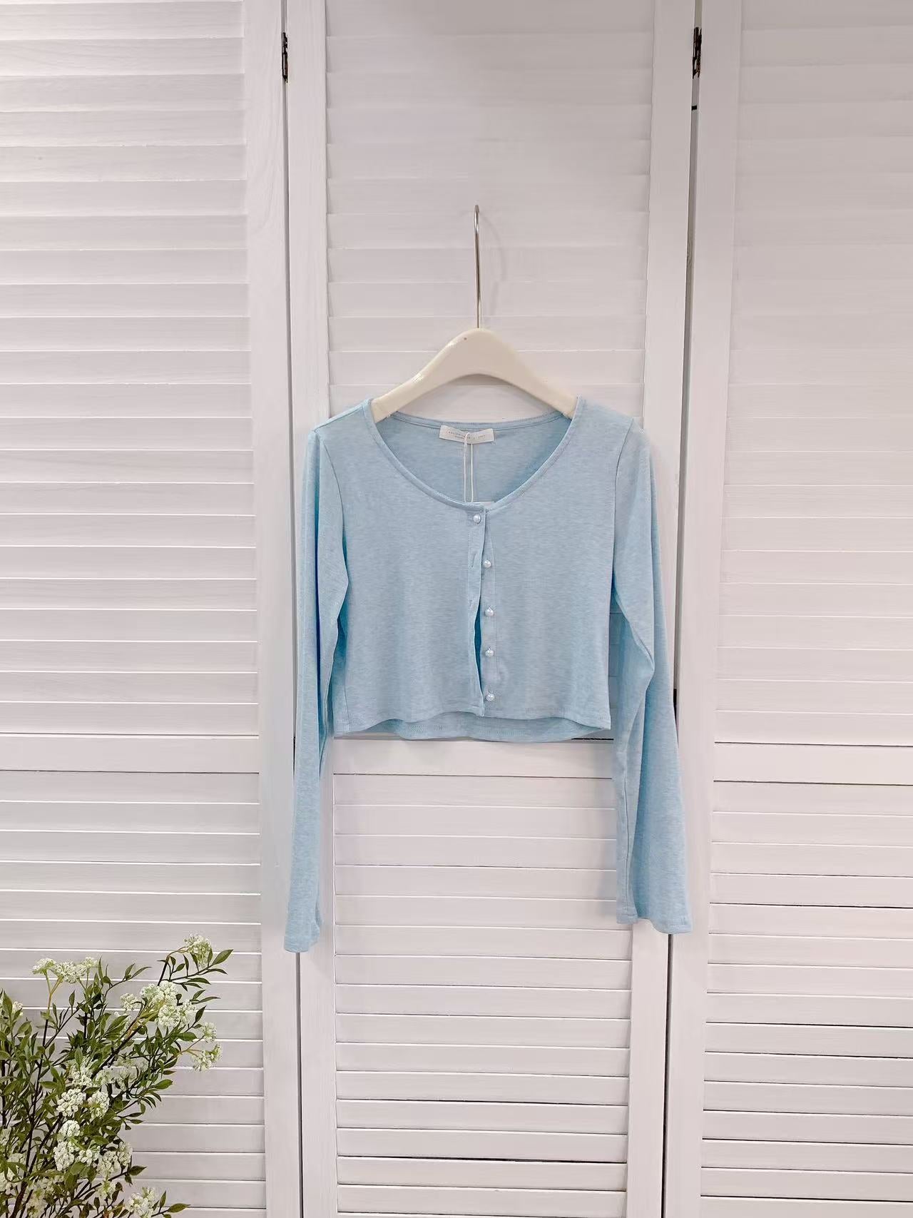 HELLO MILK TEE- 86139 短款小衫