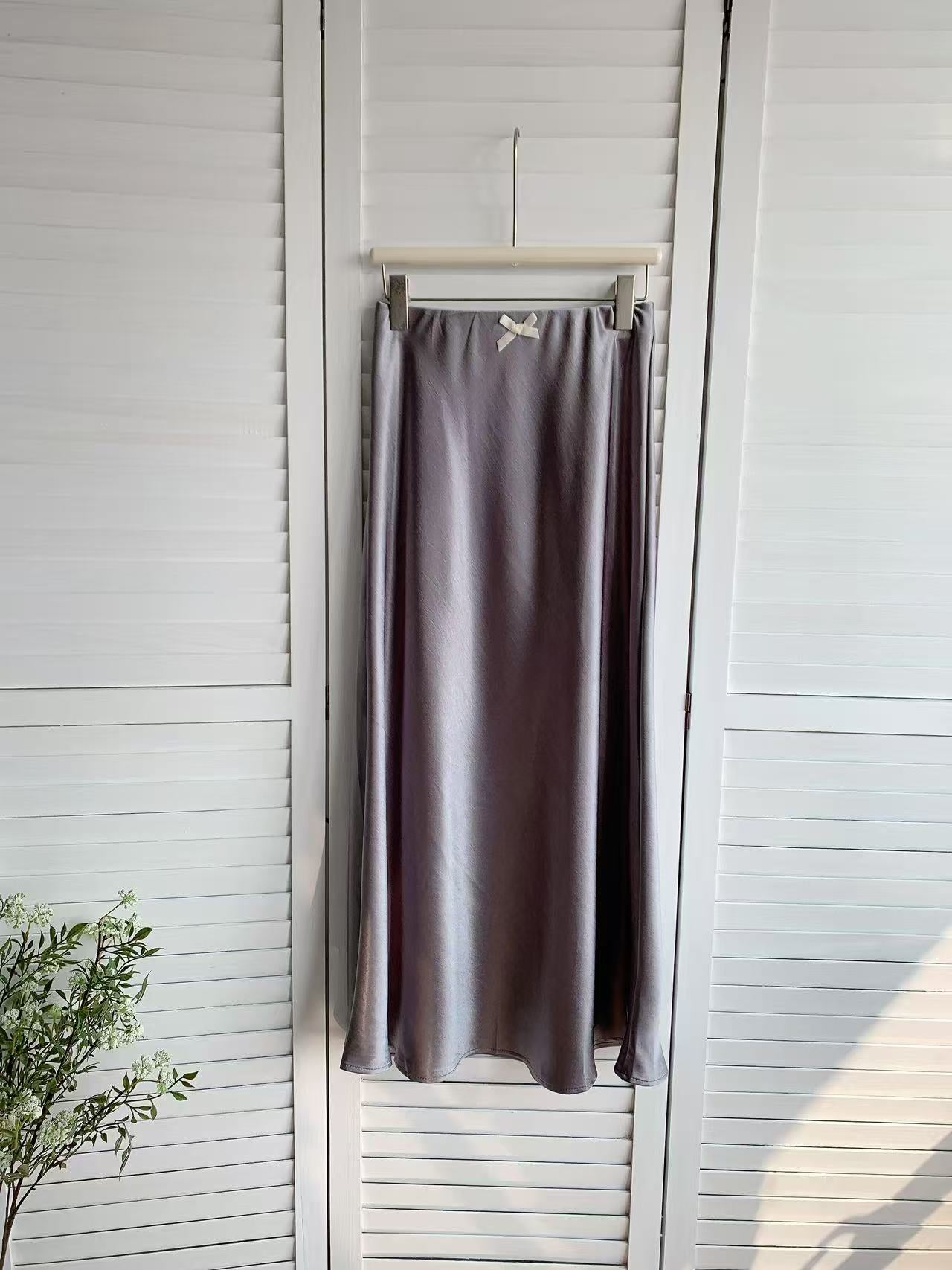 HELLO MILK TEE- 86009 拼接半裙