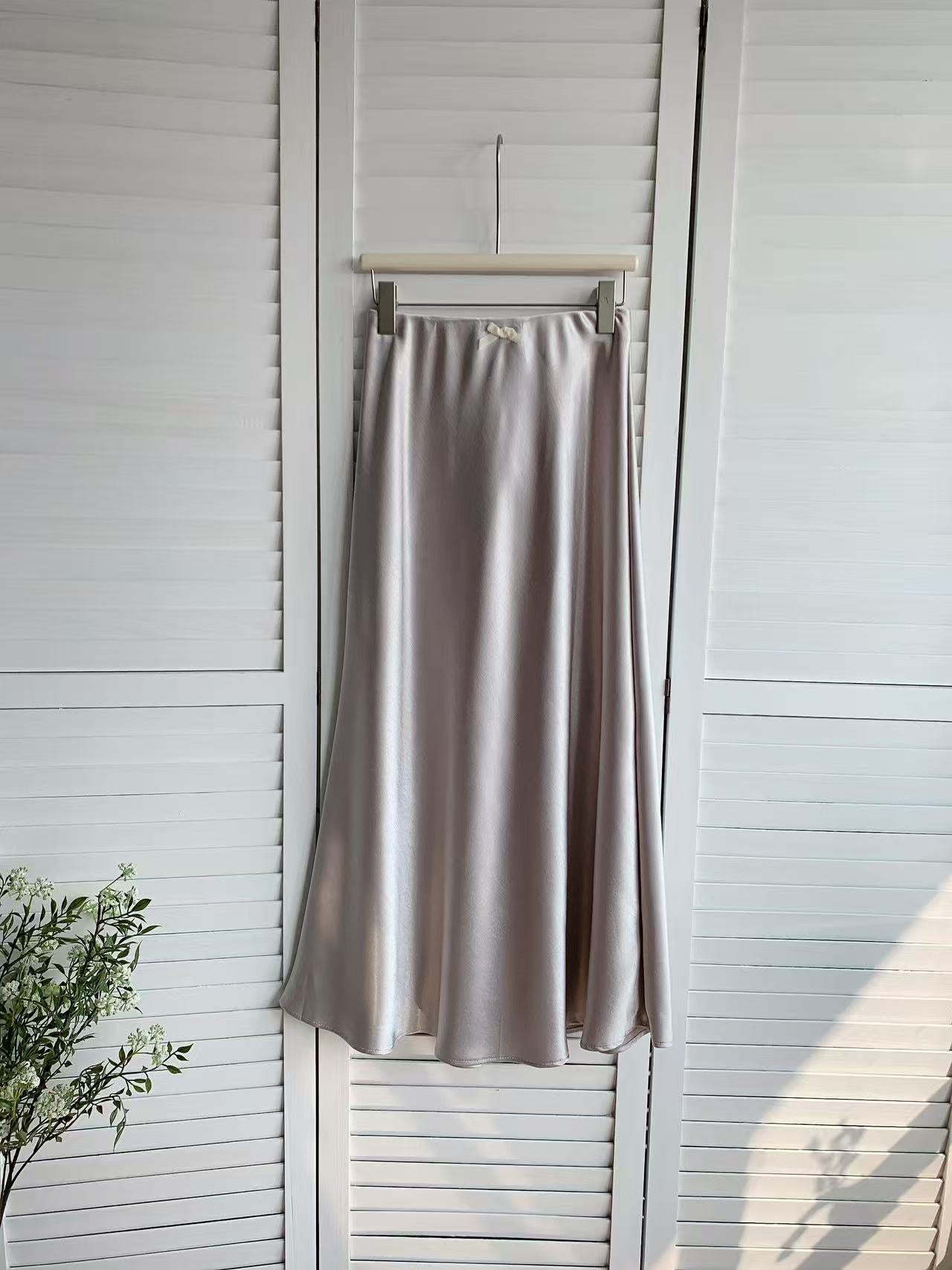 HELLO MILK TEE- 86009 拼接半裙