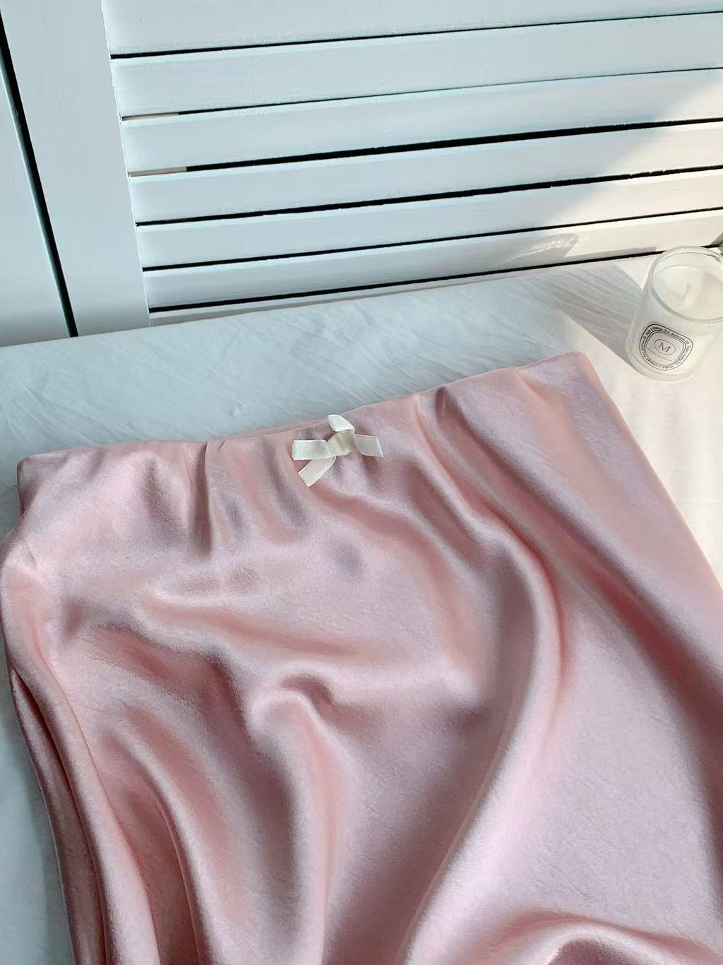 HELLO MILK TEE- 86009 拼接半裙