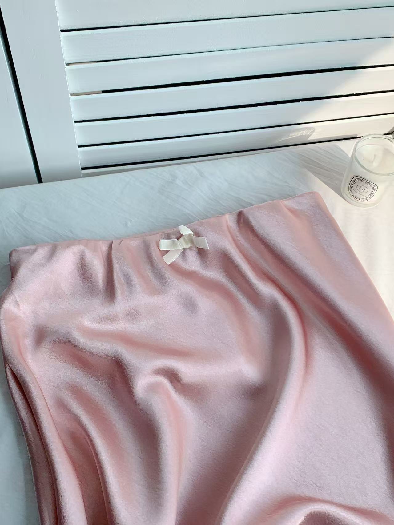 HELLO MILK TEE- 86009 拼接半裙