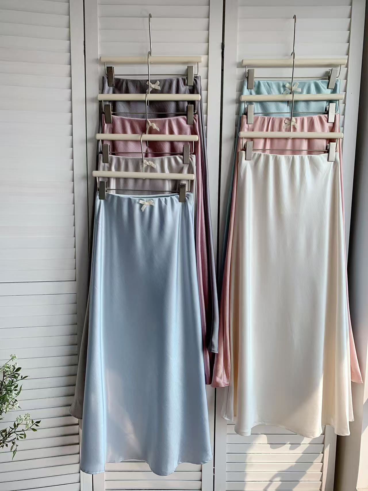 HELLO MILK TEE- 86009 拼接半裙