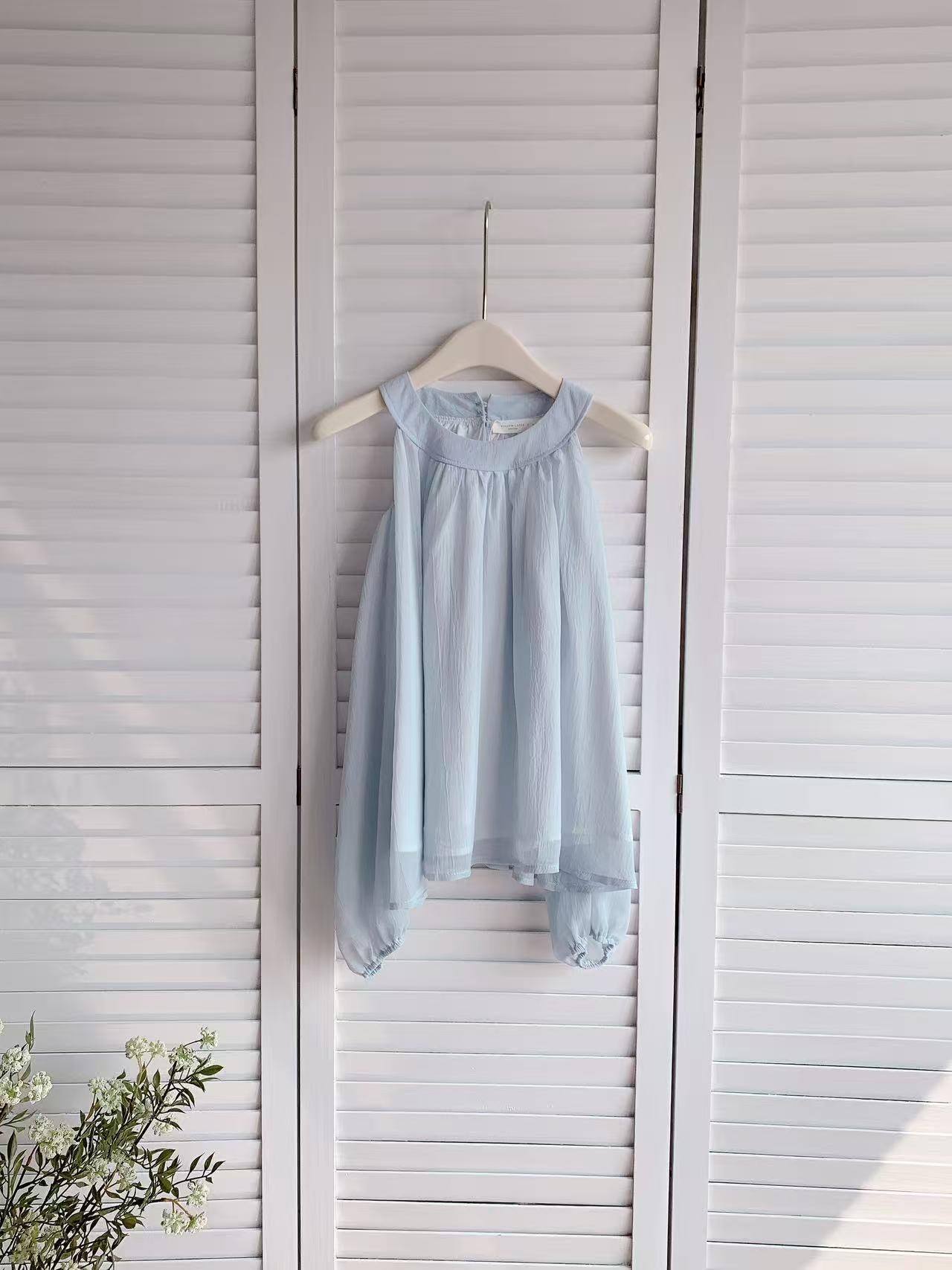 HELLO MILK TEE- 86066 露肩上衣