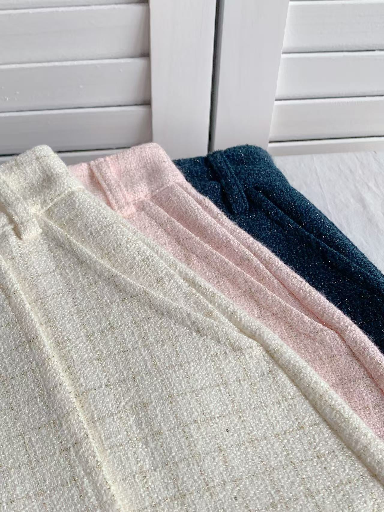 HELLO MILK TEE- 86150 西裝短裙(附腰帶)