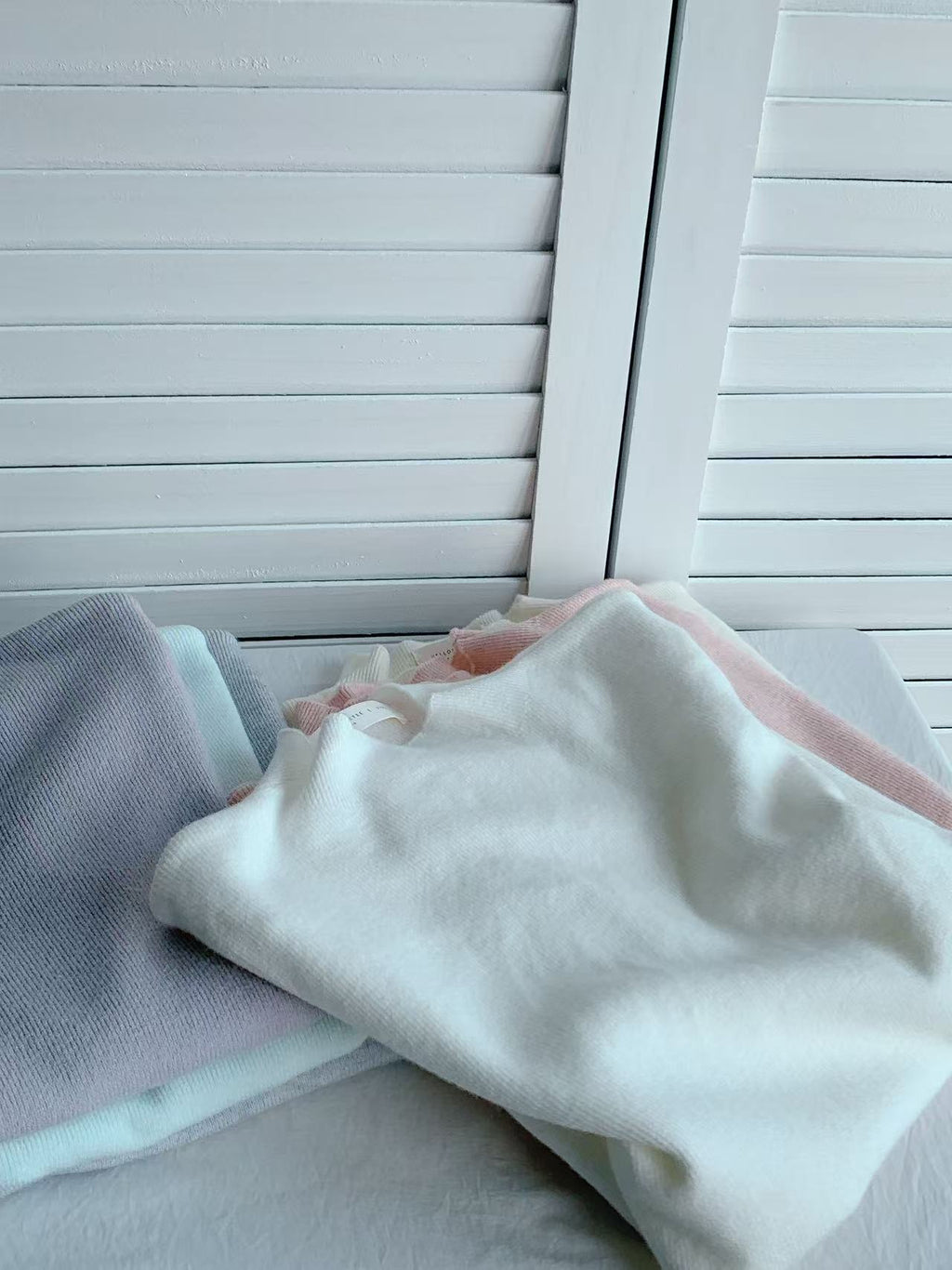 HELLO MILK TEE- 86054 高領短袖