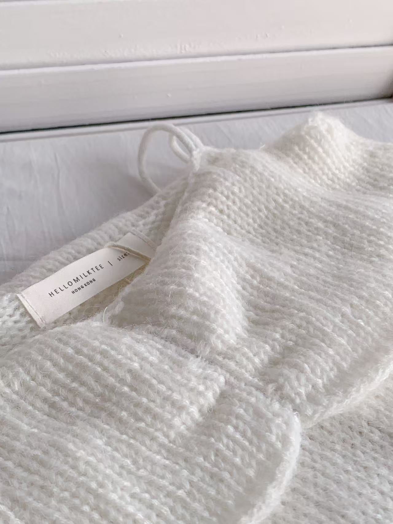 HELLO MILK TEE- 86125 針織吊帶