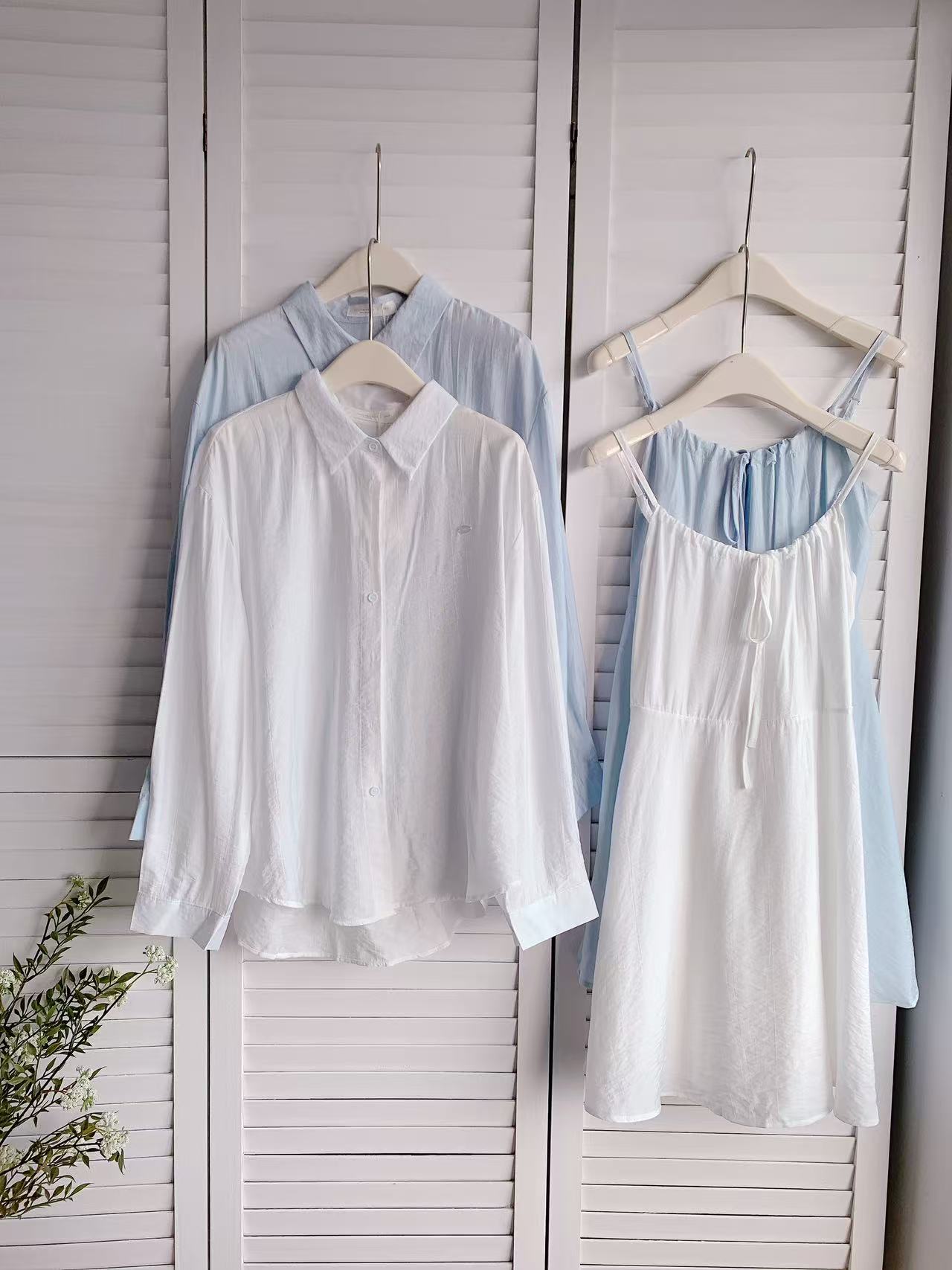 HELLO MILK TEE- 86043 襯衣套裝