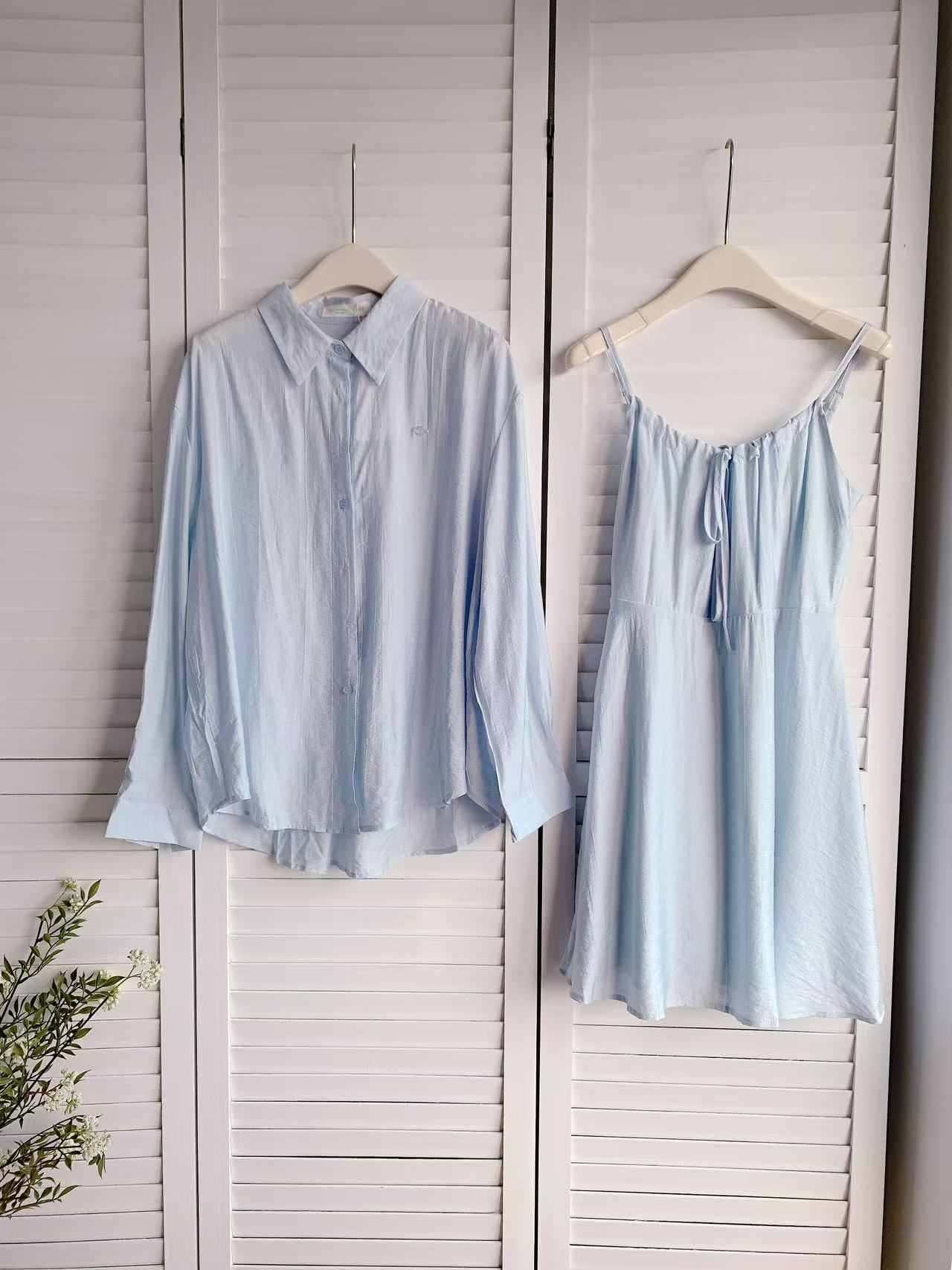 HELLO MILK TEE- 86043 襯衣套裝