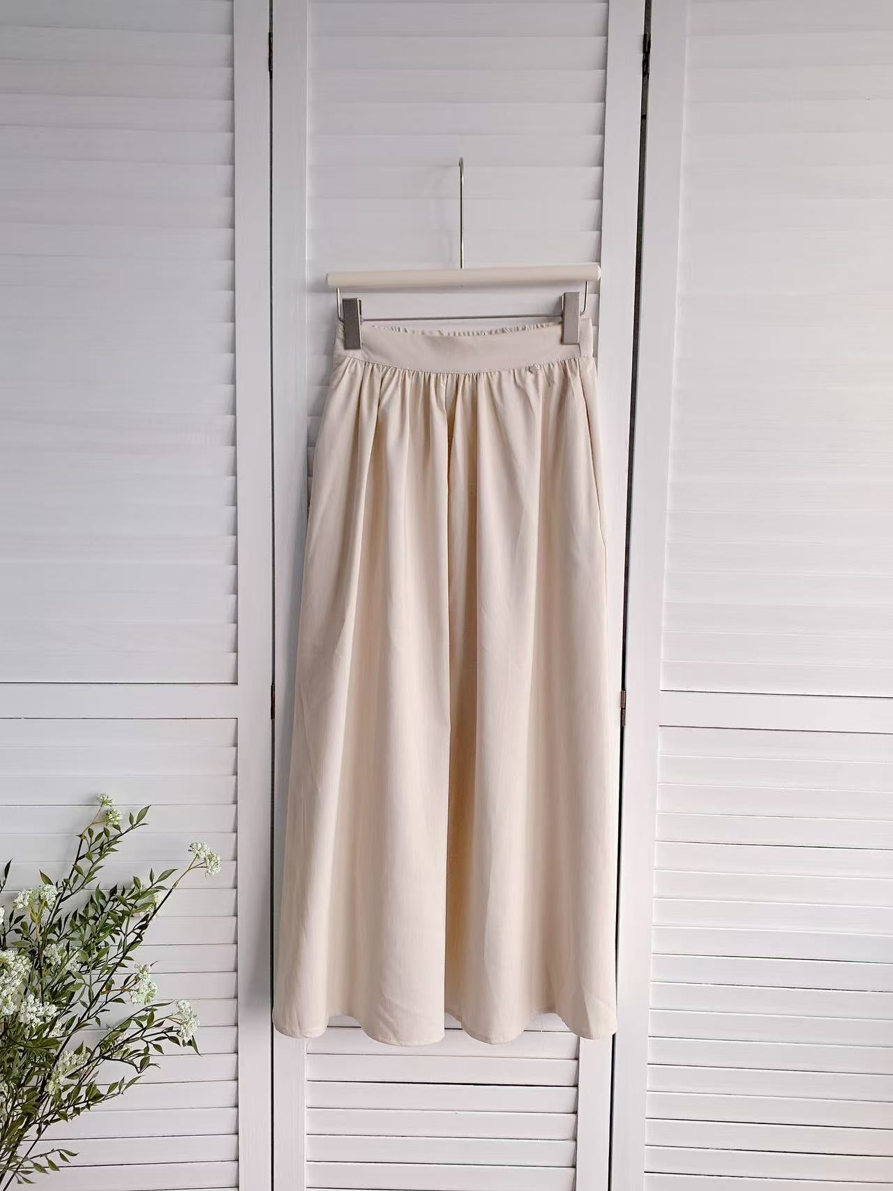 HELLO MILK TEE- 86100 淨色半裙