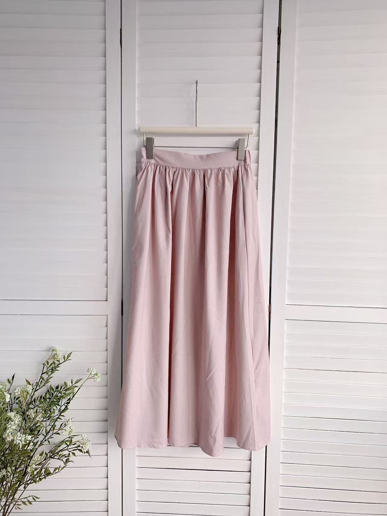 HELLO MILK TEE- 86100 淨色半裙