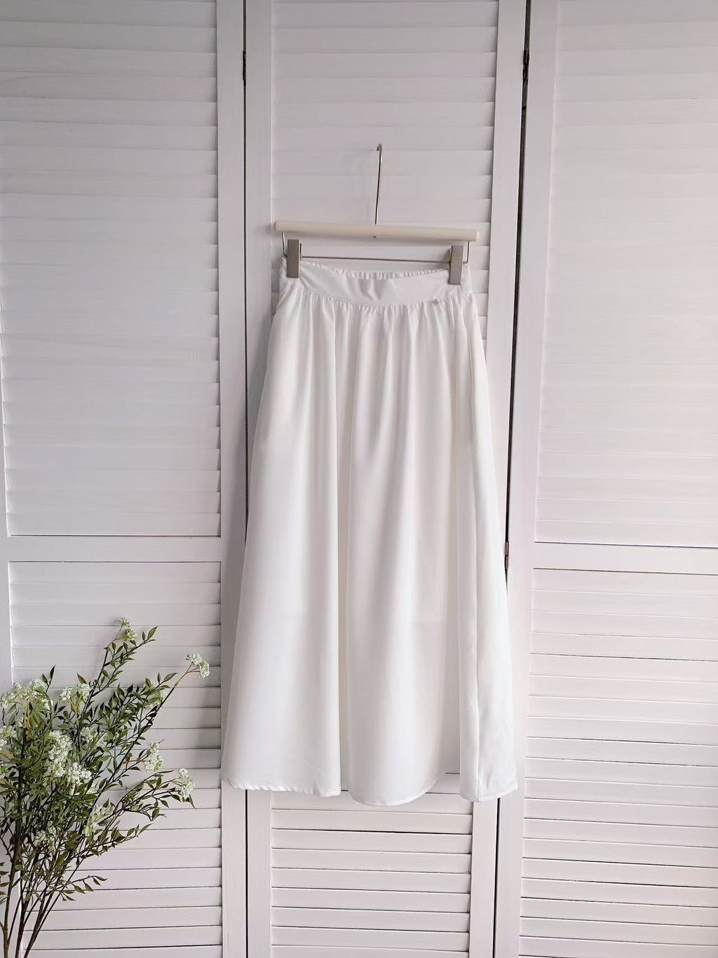 HELLO MILK TEE- 86100 淨色半裙