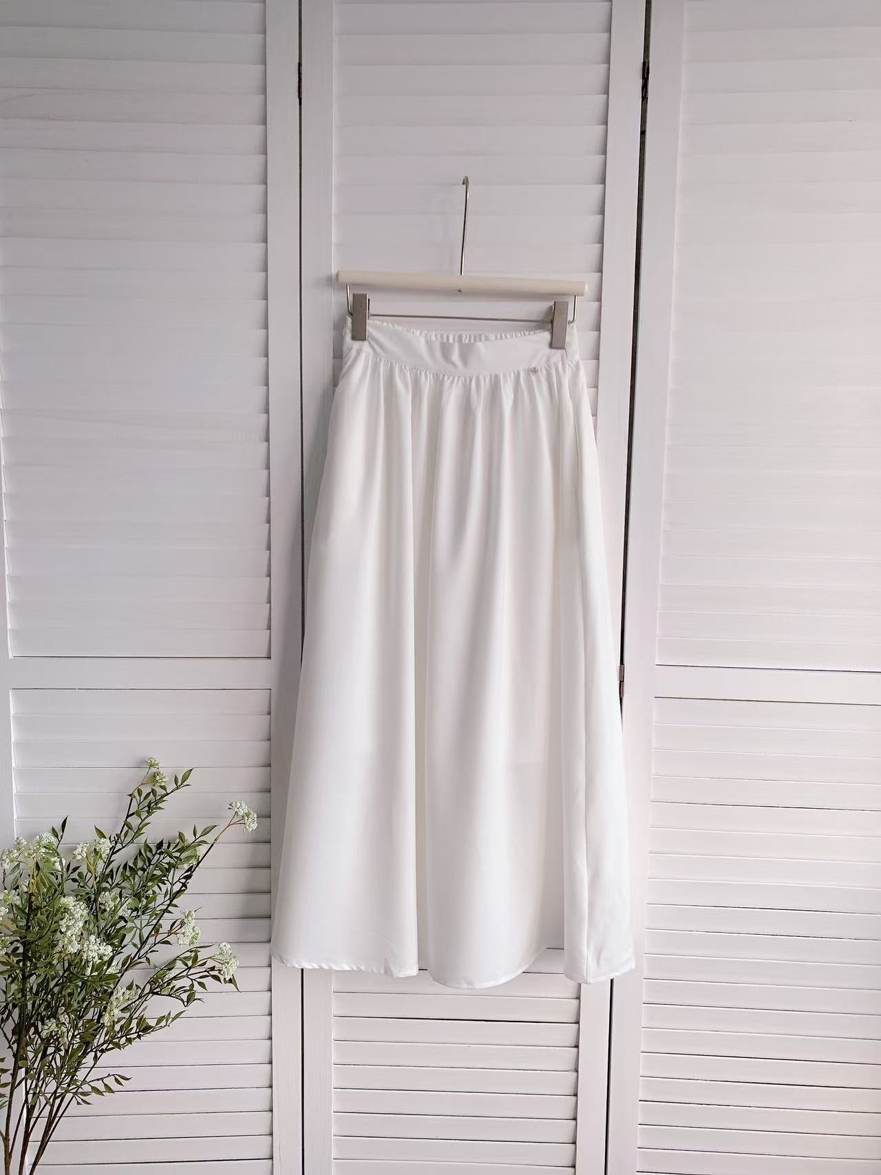 HELLO MILK TEE- 86100 淨色半裙