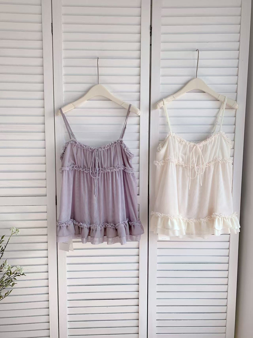 HELLO MILK TEE- 86141 韓系吊帶衫