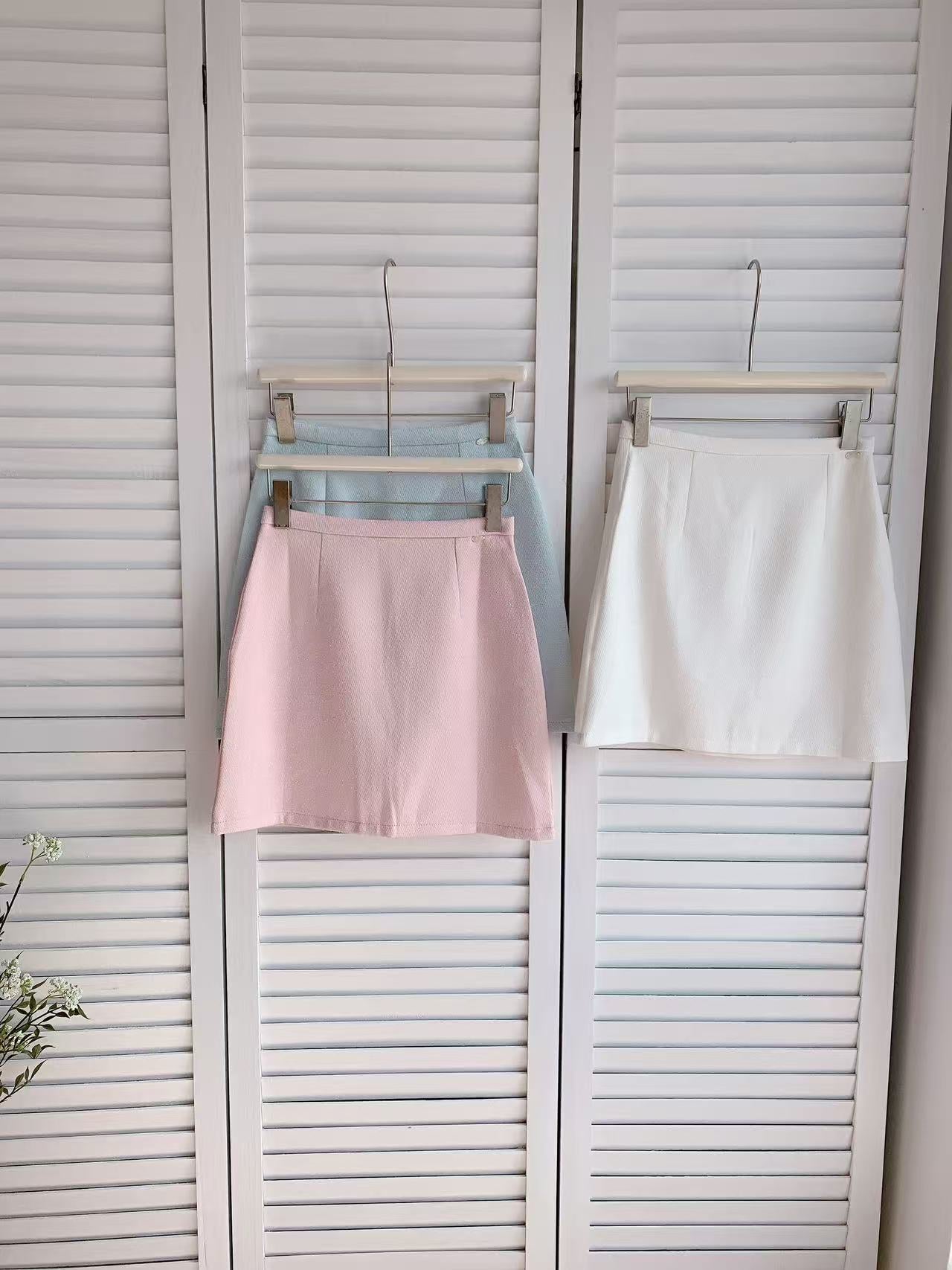 HELLO MILK TEE- 86149 百搭短裙