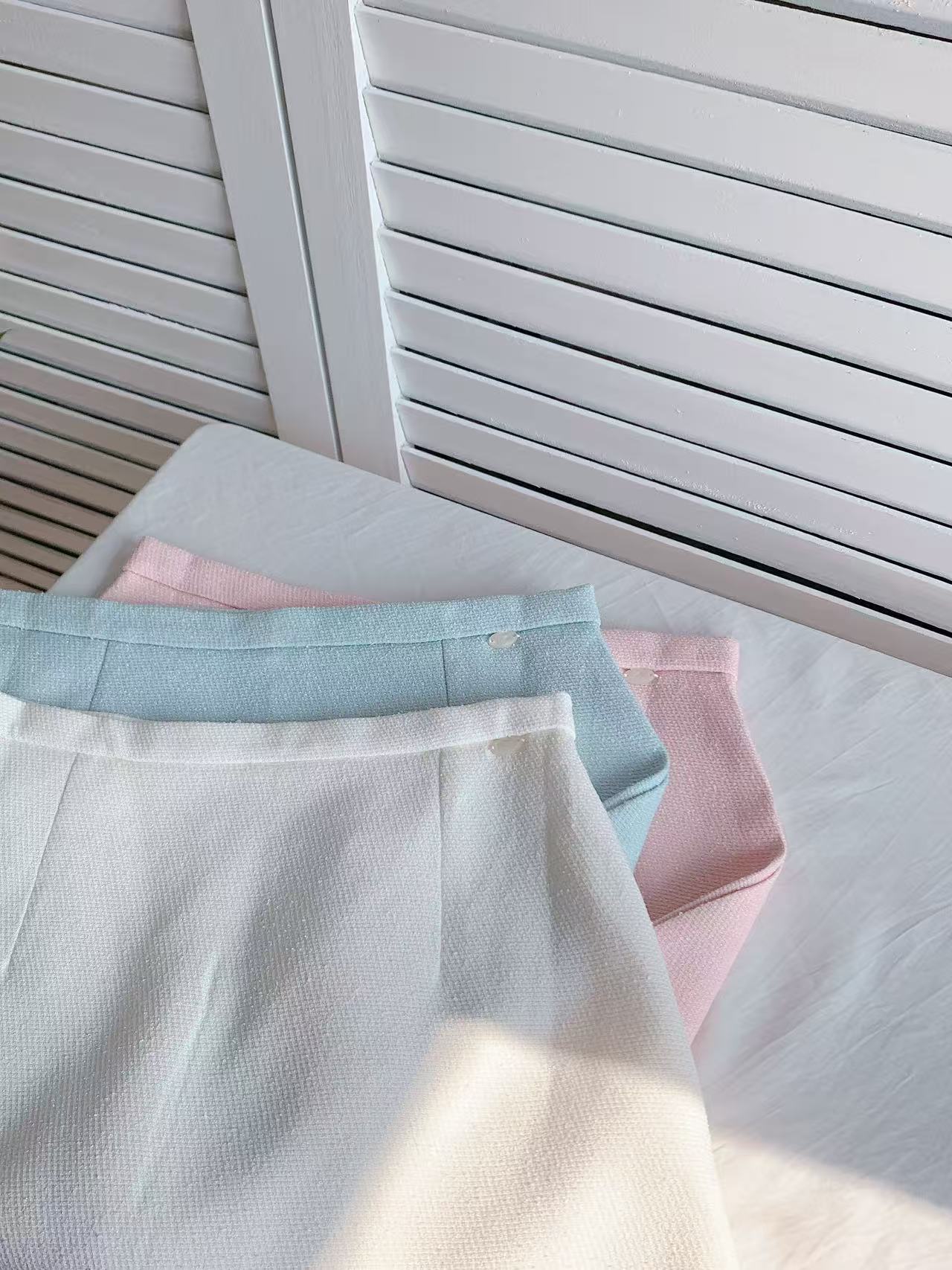 HELLO MILK TEE- 86149 百搭短裙