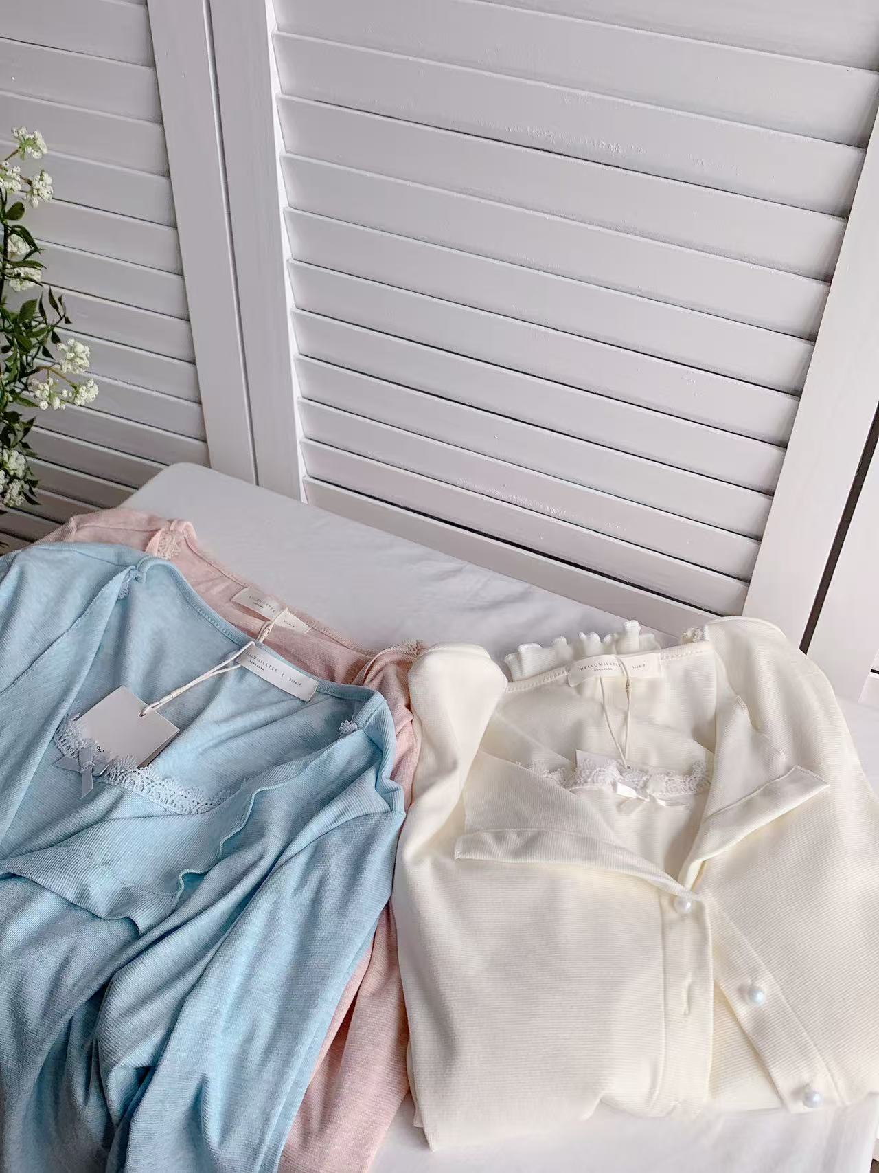 HELLO MILK TEE- 86138 百搭上衣