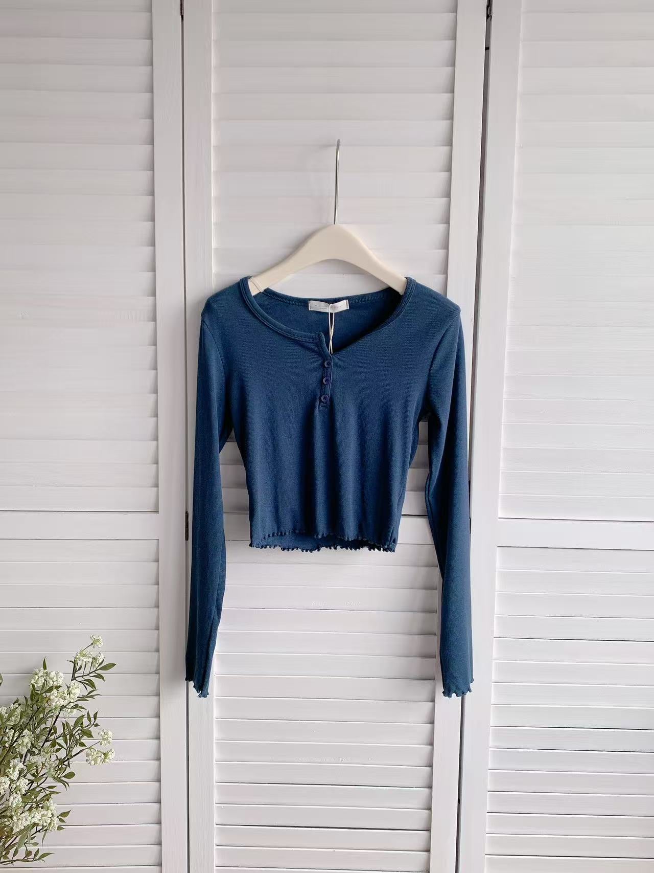 HELLO MILK TEE- 86024 純色上衣