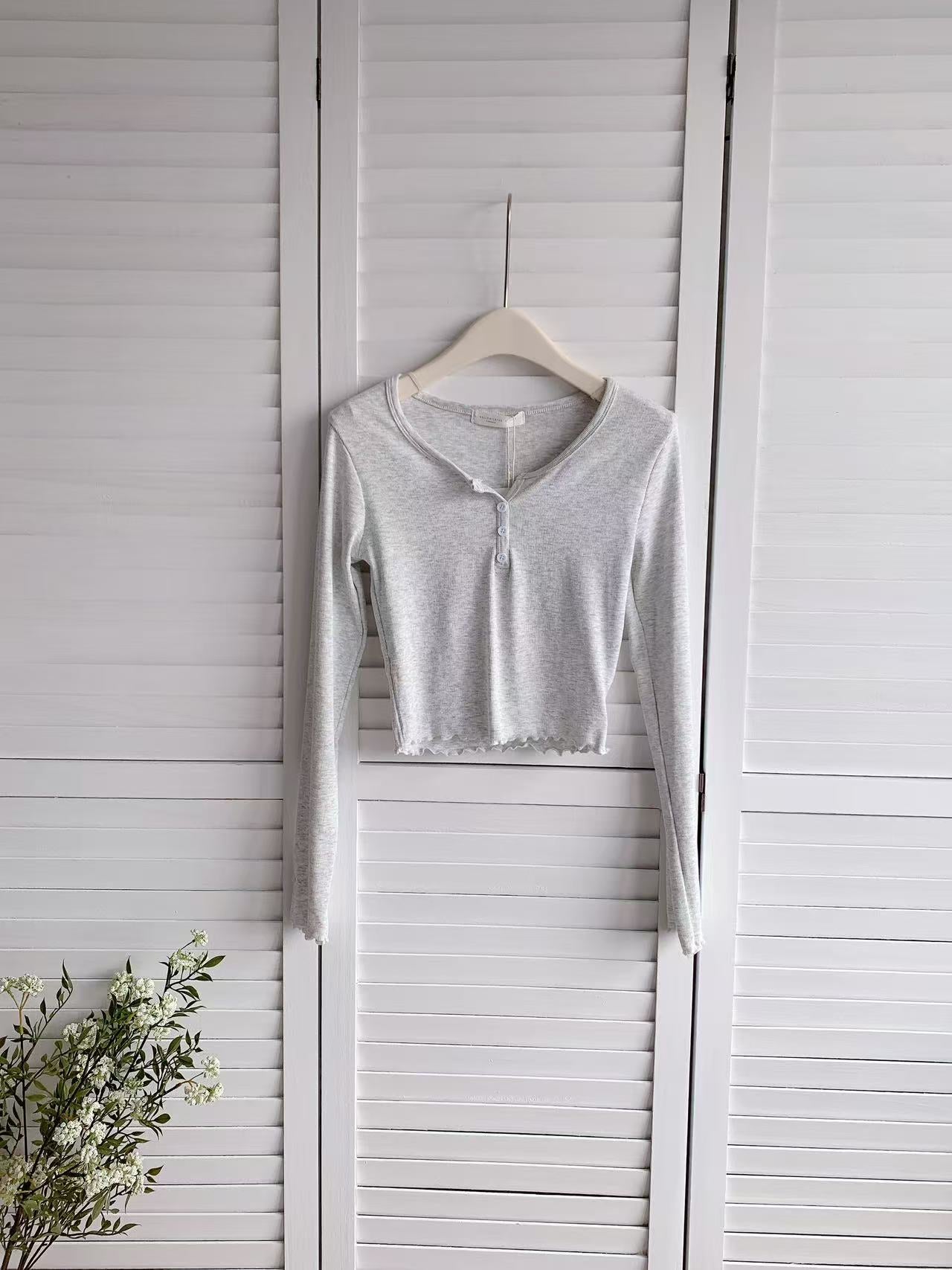 HELLO MILK TEE- 86024 純色上衣