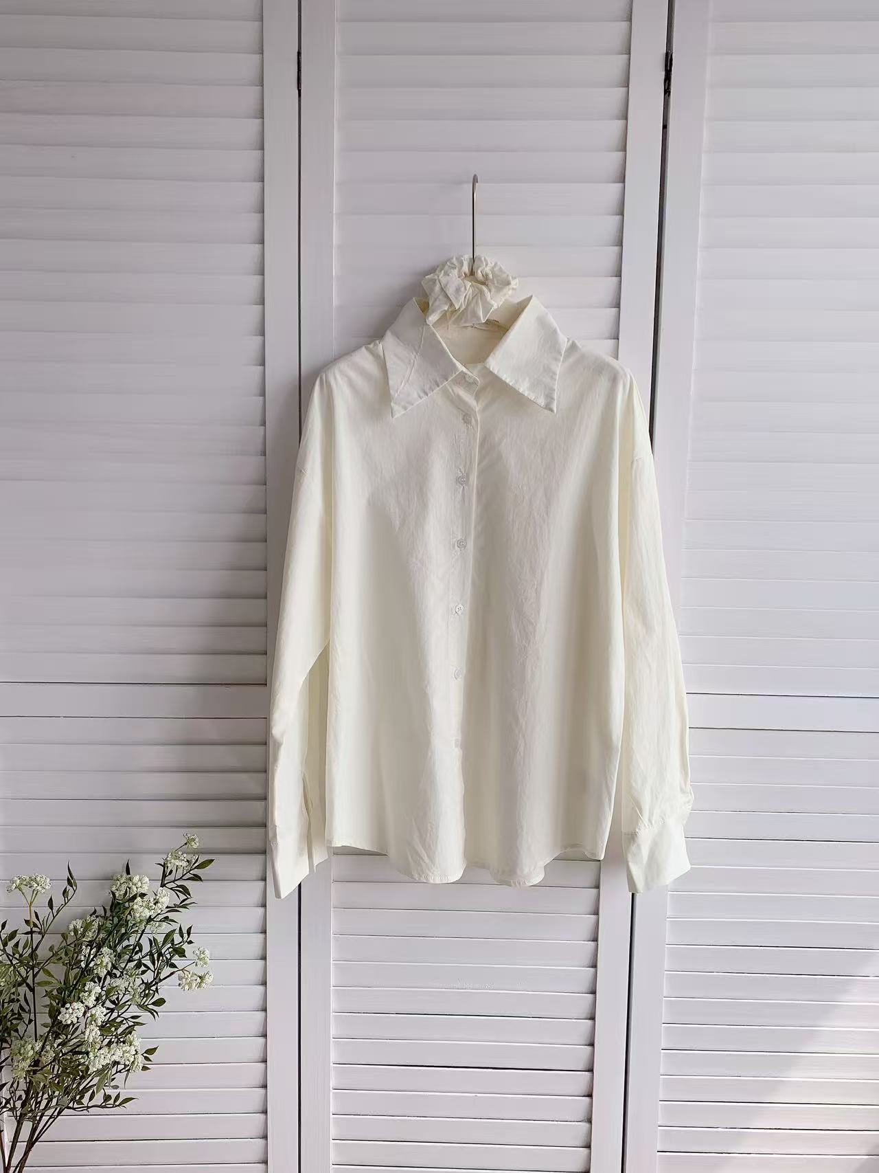 HELLO MILK TEE- 86111 翻領襯衫(配大腸圈)