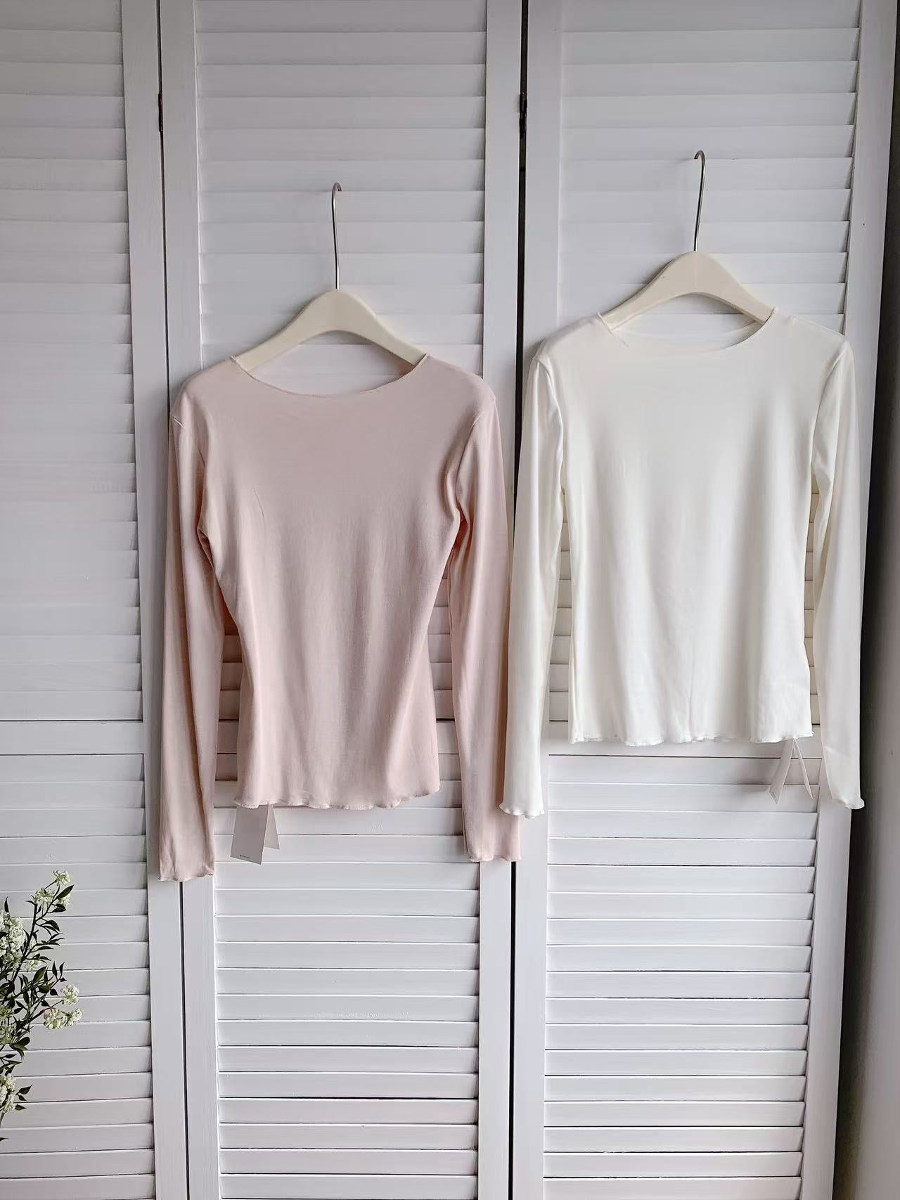 HELLO MILK TEE- 86142 圓領打底