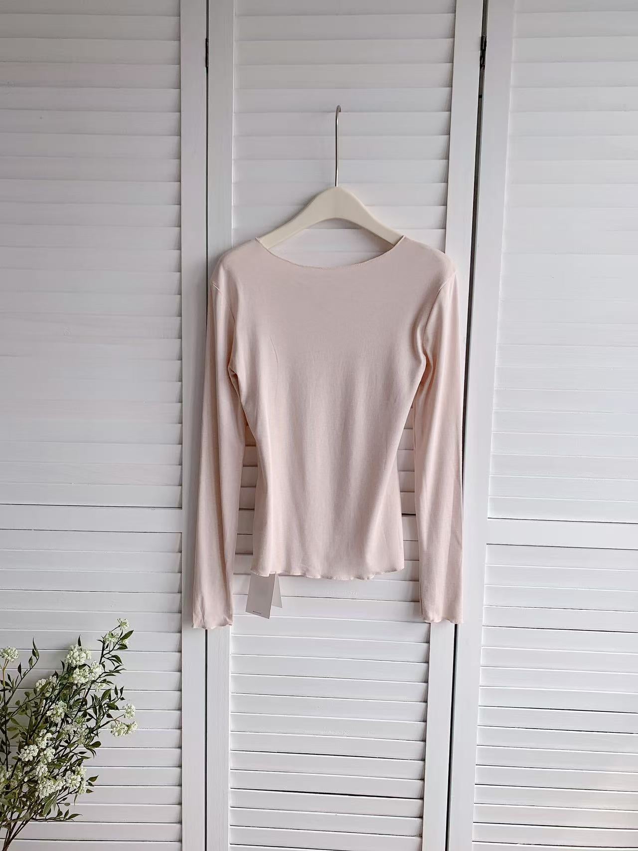 HELLO MILK TEE- 86142 圓領打底