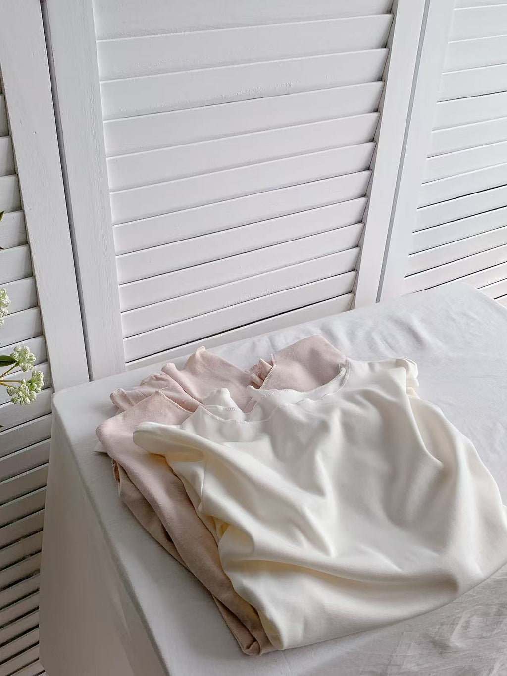 HELLO MILK TEE- 86142 圓領打底