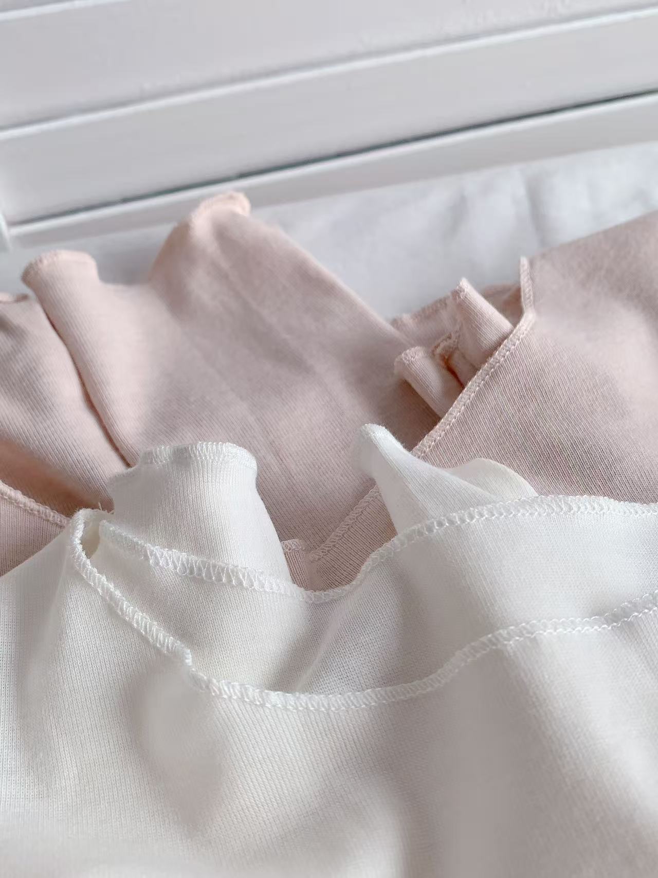 HELLO MILK TEE- 86142 圓領打底