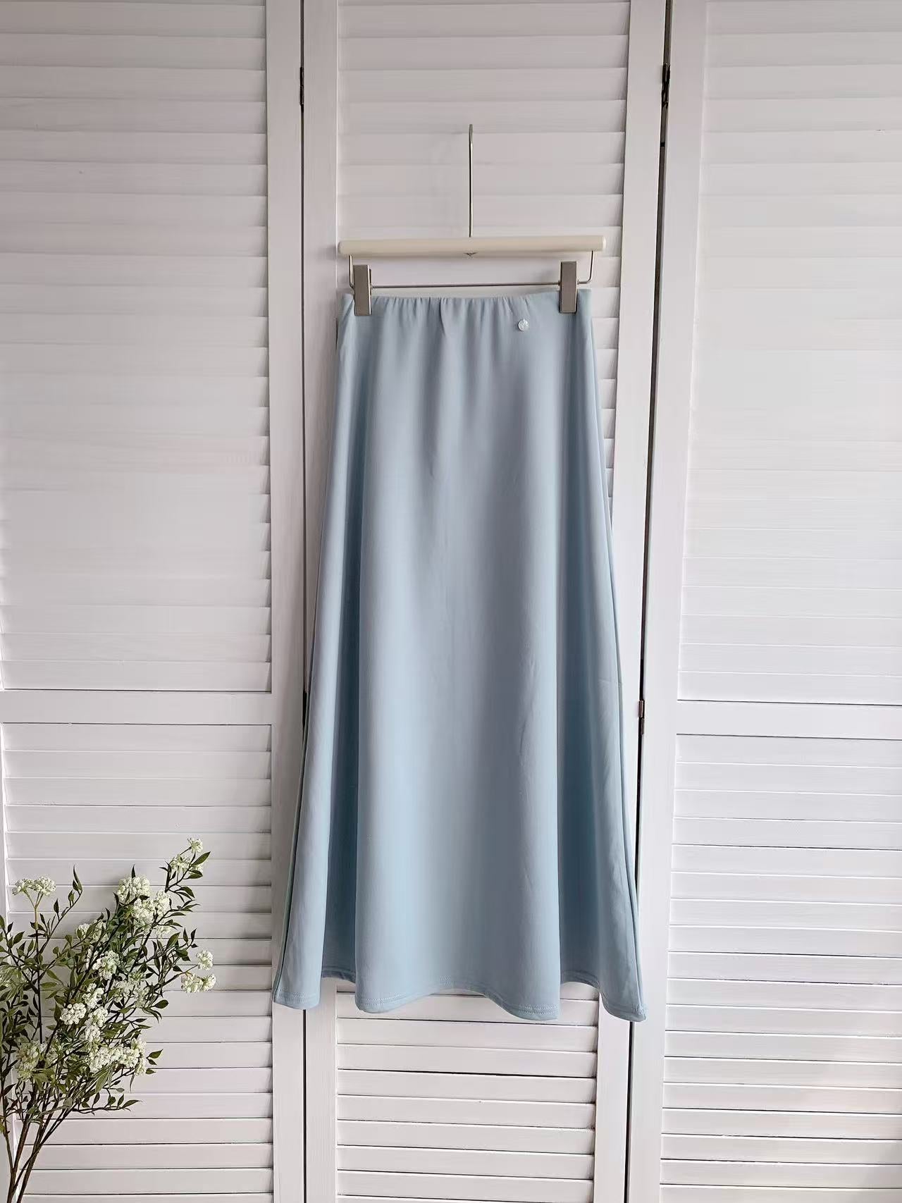 HELLO MILK TEE- 86072 純色半裙