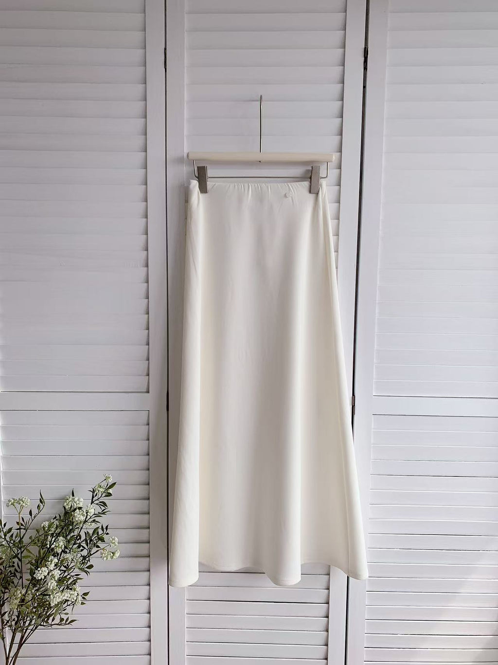 HELLO MILK TEE- 86072 純色半裙