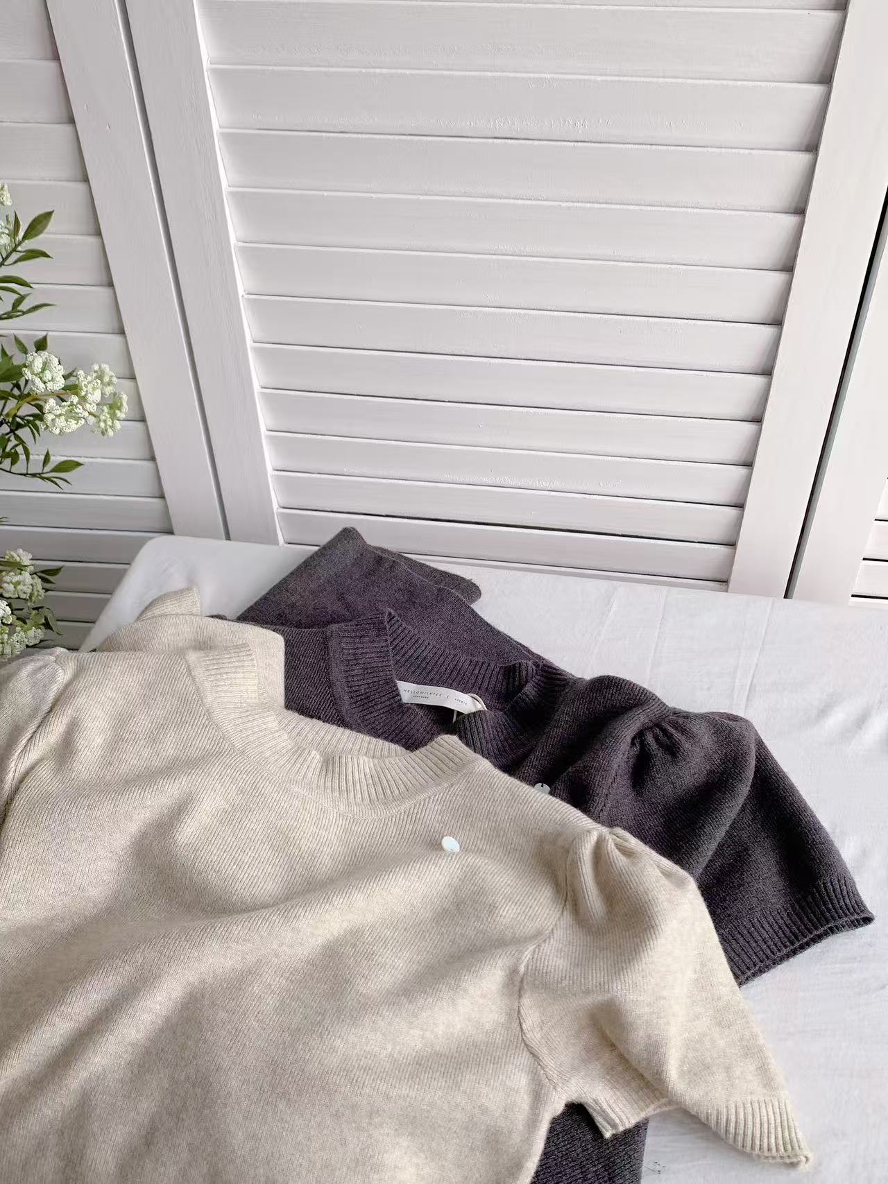 HELLO MILK TEE- 86197 圓領連衣裙