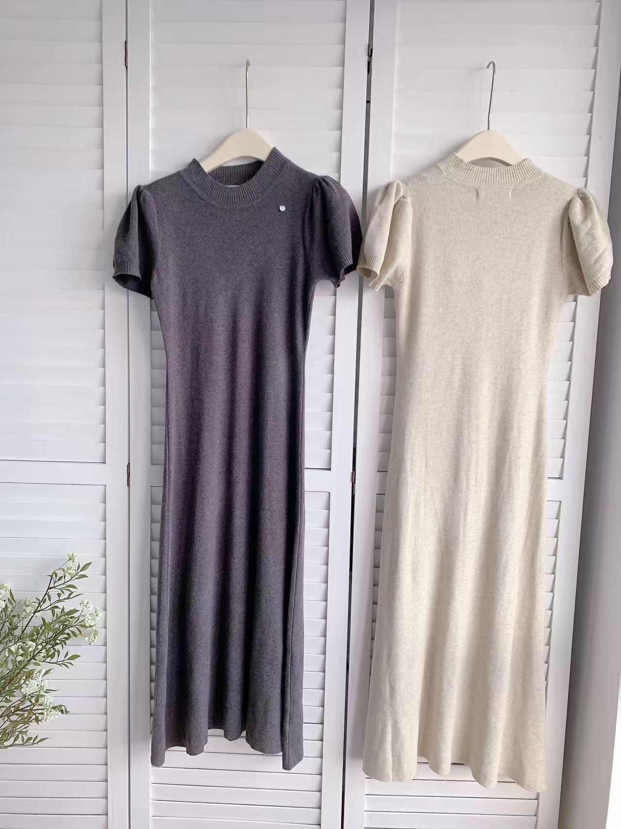 HELLO MILK TEE- 86197 圓領連衣裙