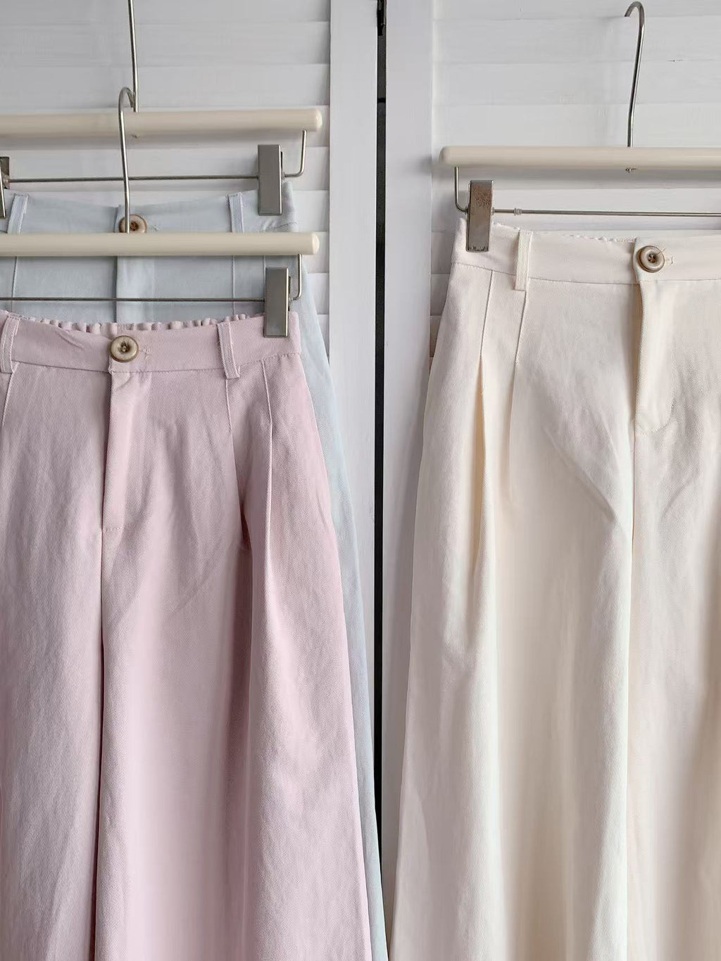 HELLO MILK TEE- 86134 紐扣長褲