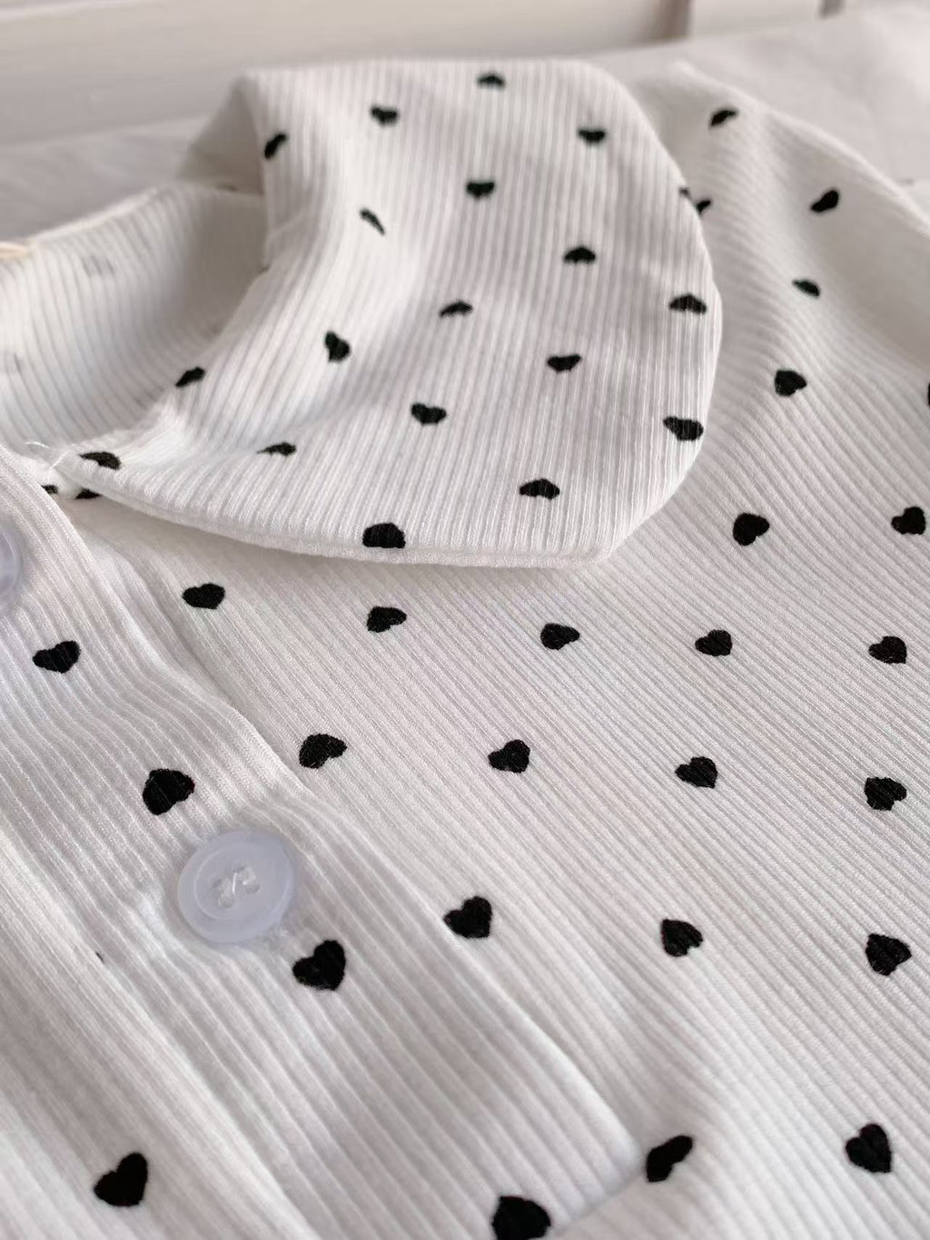 HELLO MILK TEE- 86126 娃娃領短袖