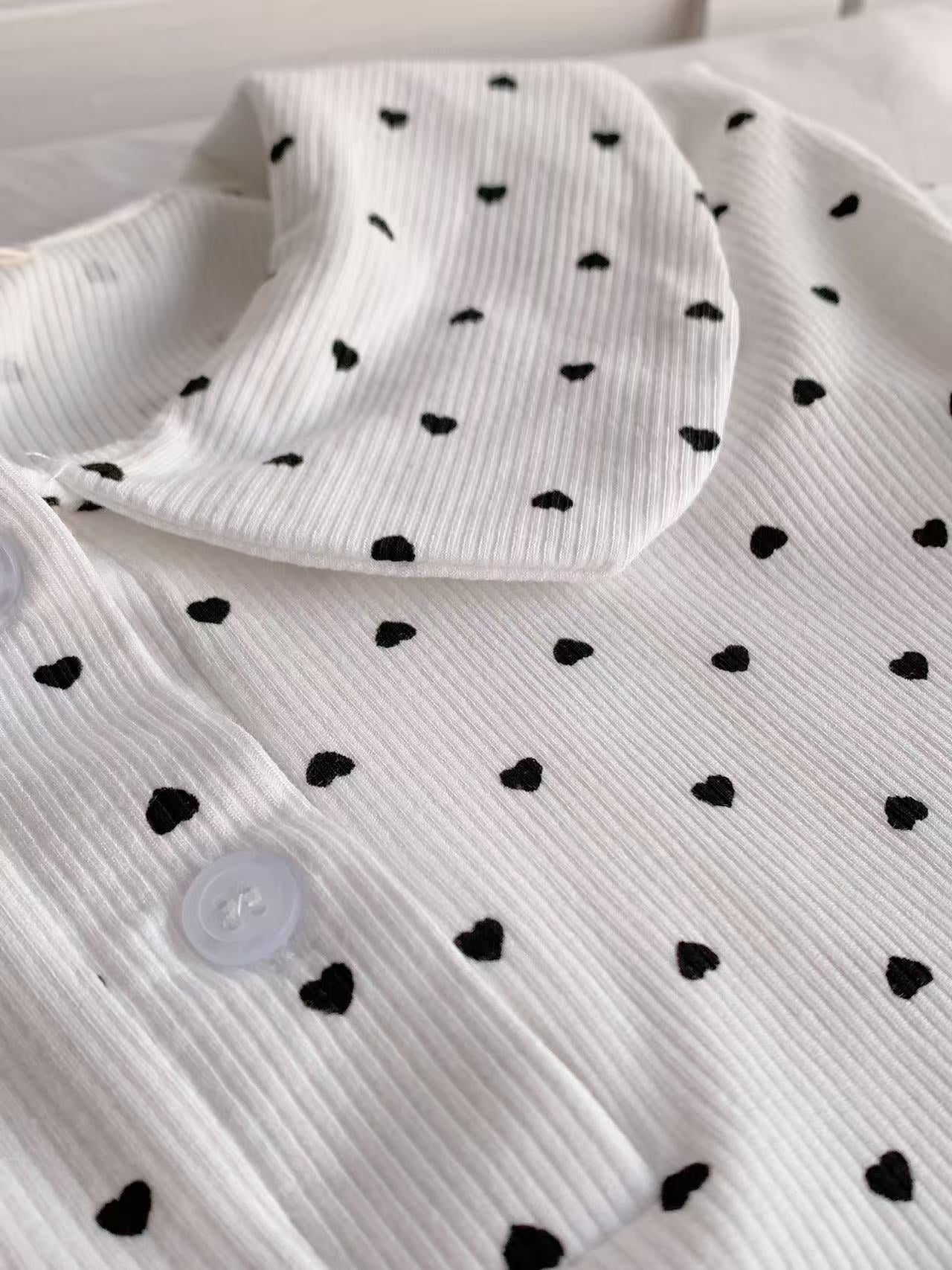 HELLO MILK TEE- 86126 娃娃領短袖