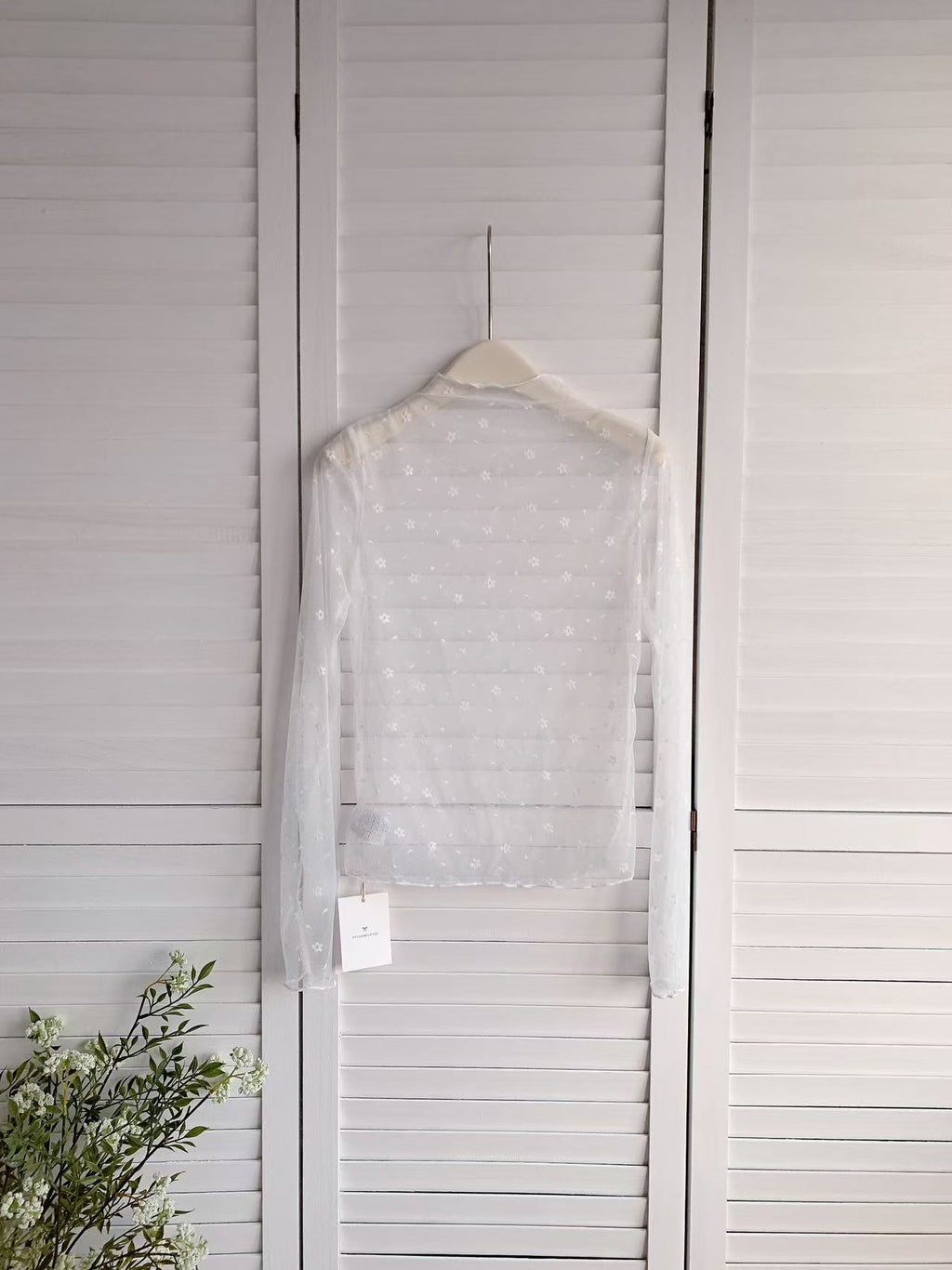 HELLO MILK TEE- 86121 蕾絲打底