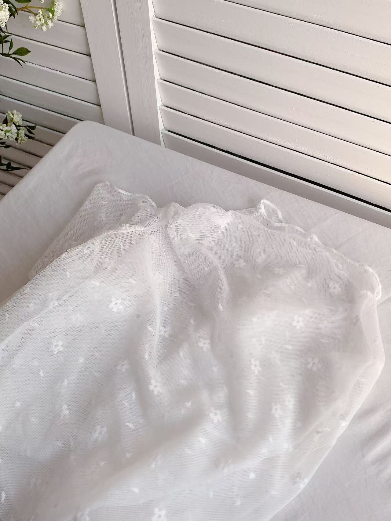 HELLO MILK TEE- 86121 蕾絲打底