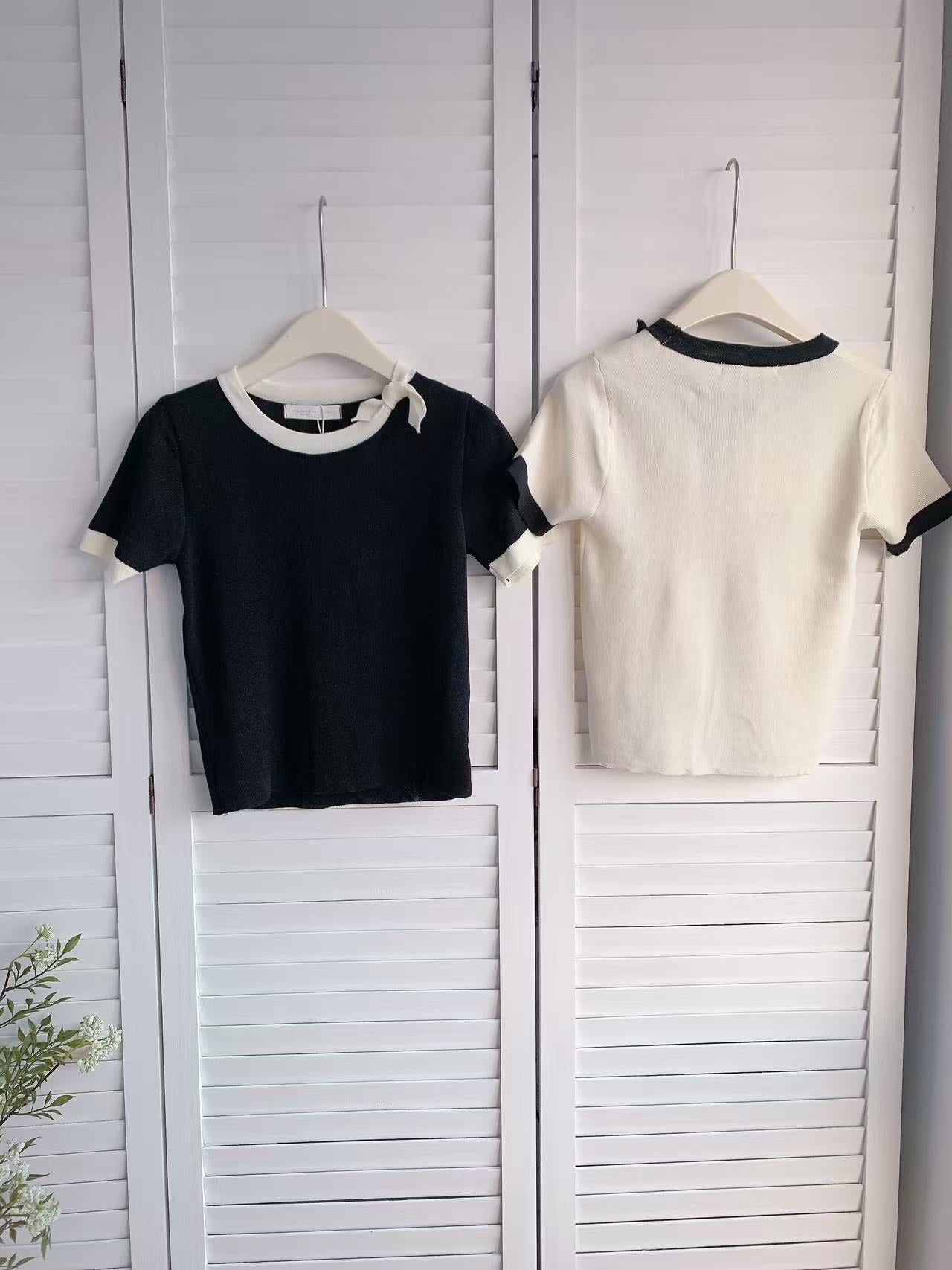 HELLO MILK TEE- 86201 針織短袖