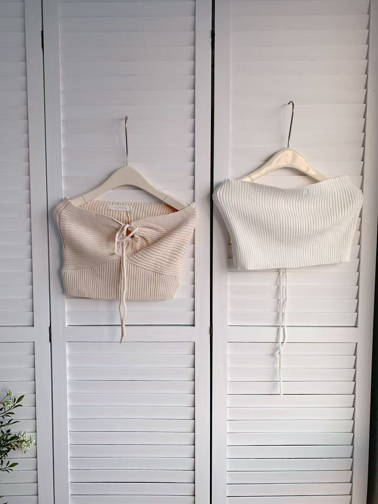 HELLO MILK TEE- 86200 掛脖背心