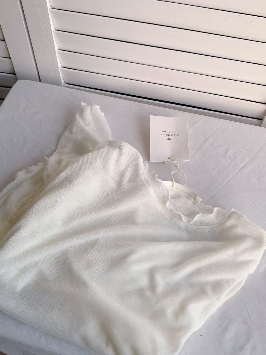 HELLO MILK TEE- 86117 圓領上衣