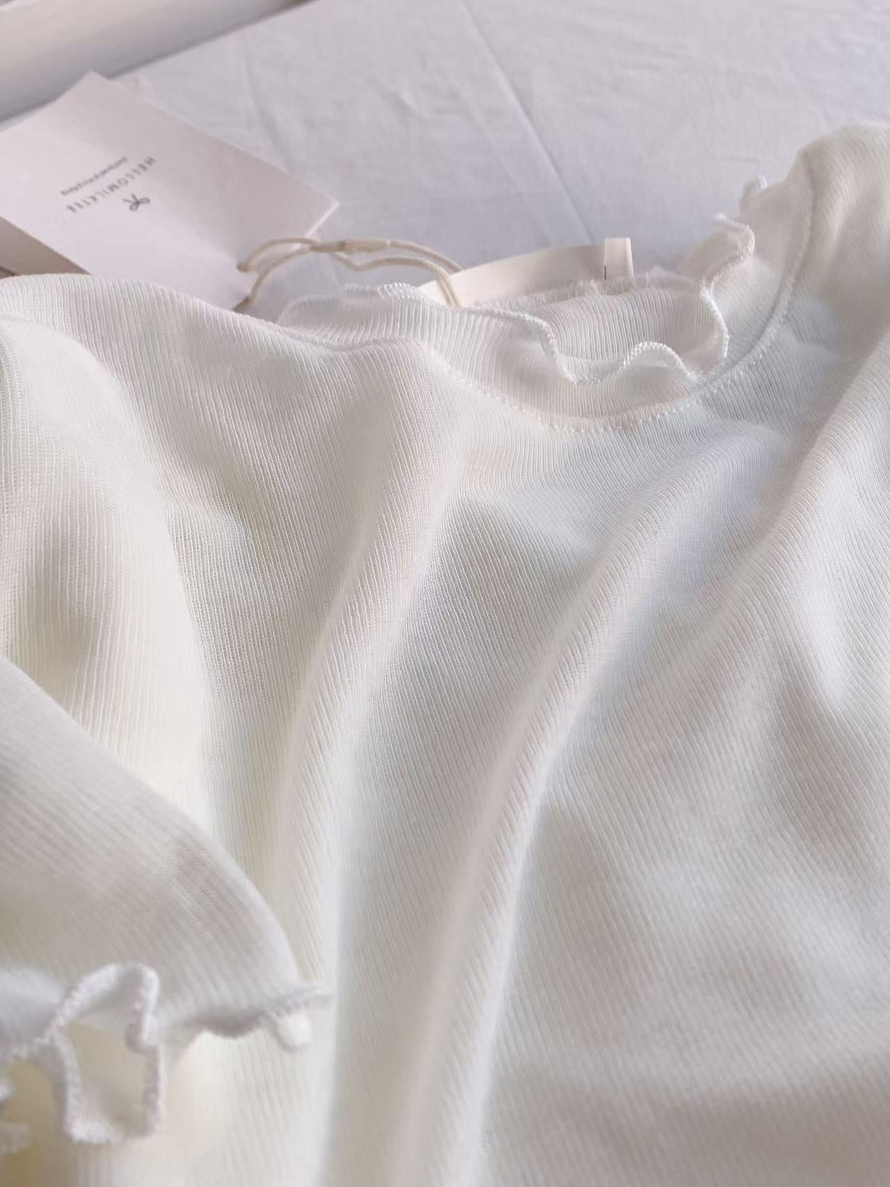 HELLO MILK TEE- 86117 圓領上衣