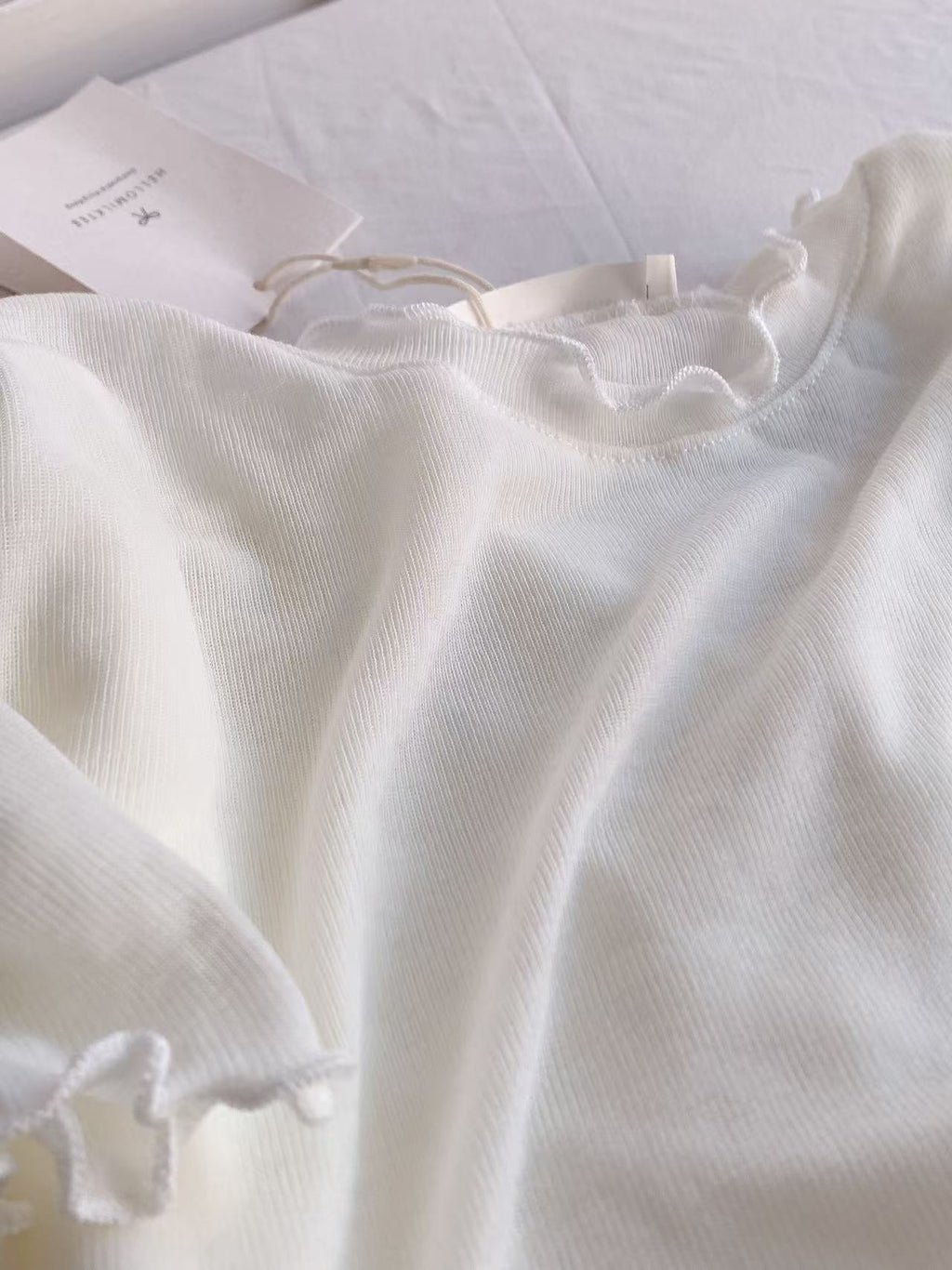 HELLO MILK TEE- 86117 圓領上衣