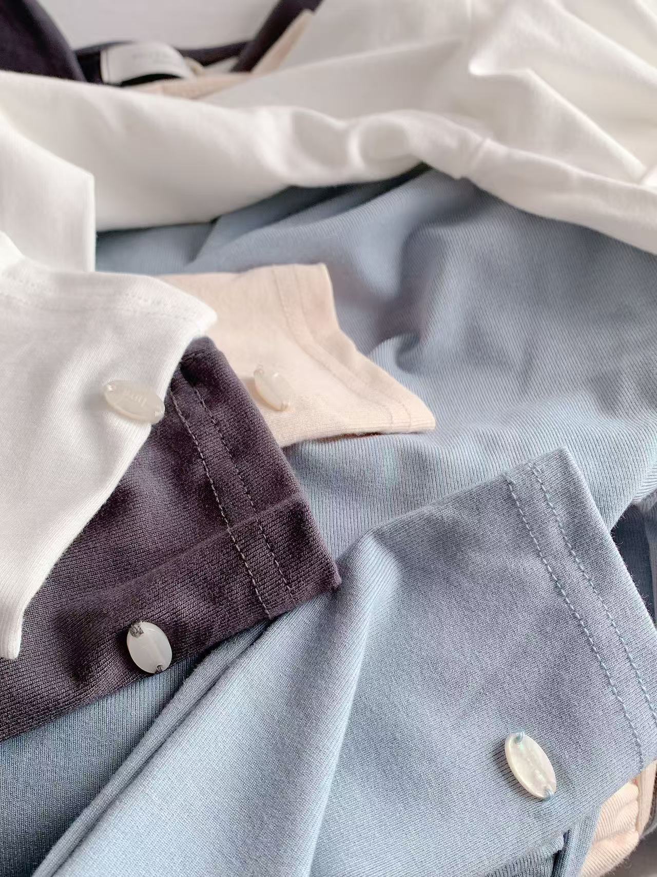 HELLO MILK TEE- 86020 法式上衣