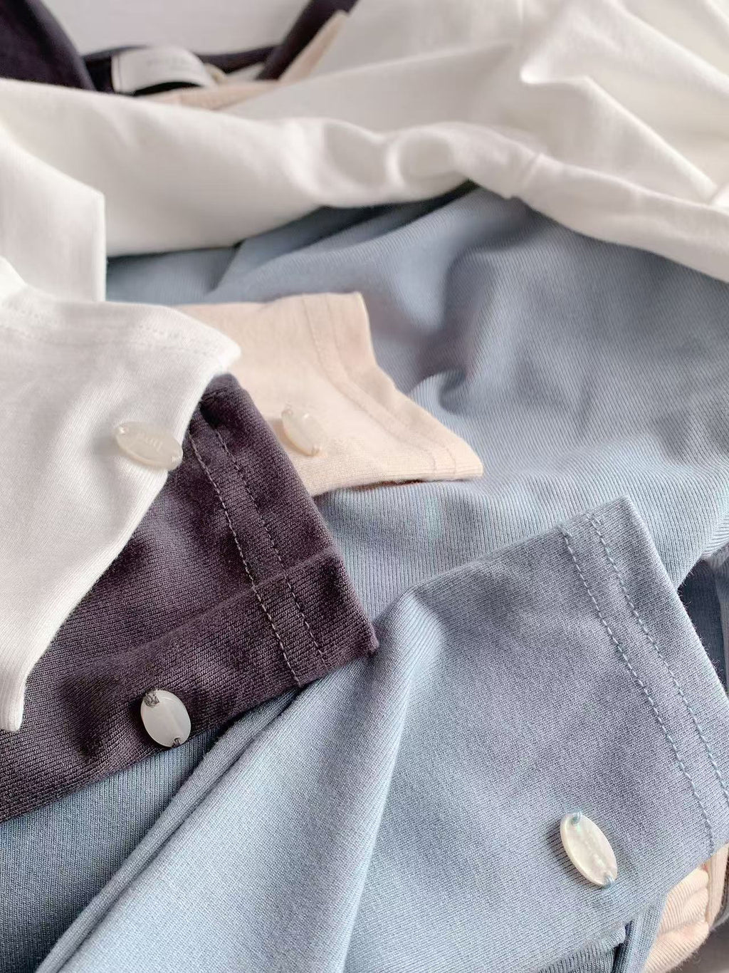 HELLO MILK TEE- 86020 法式上衣