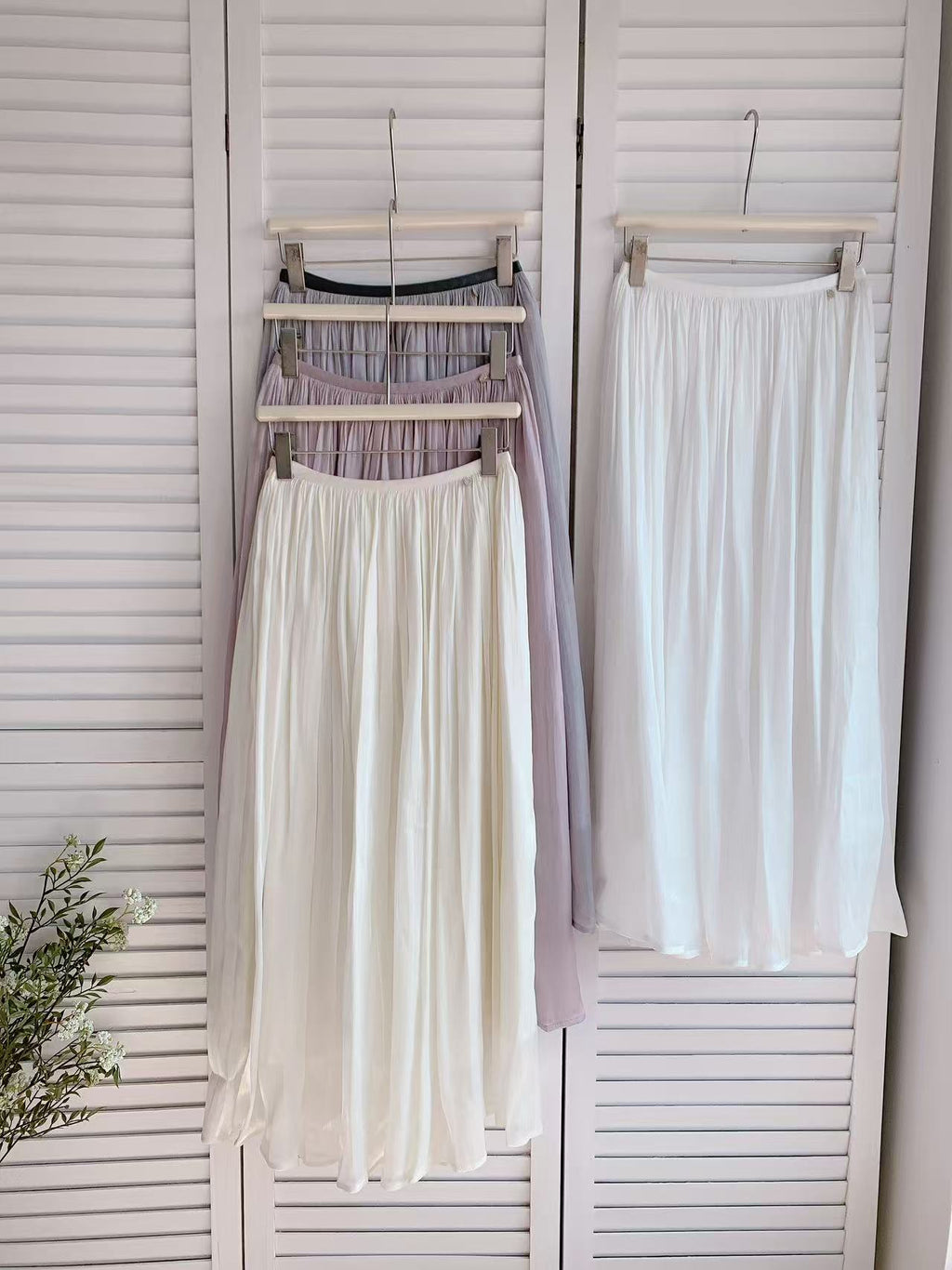 HELLO MILK TEE- 86041 質感半裙