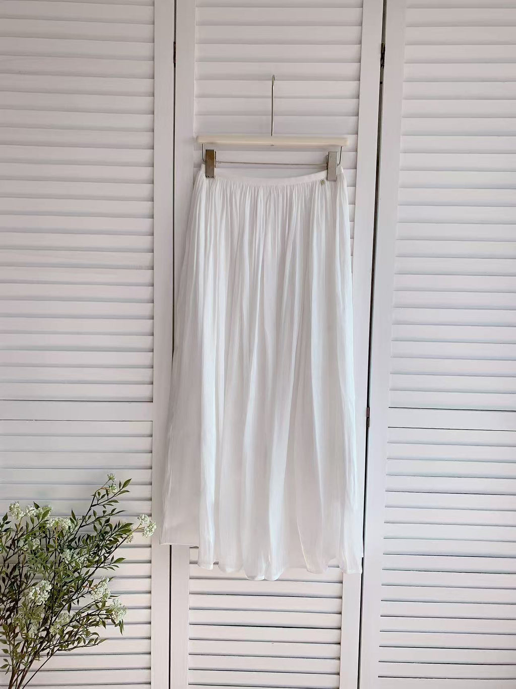 HELLO MILK TEE- 86041 質感半裙