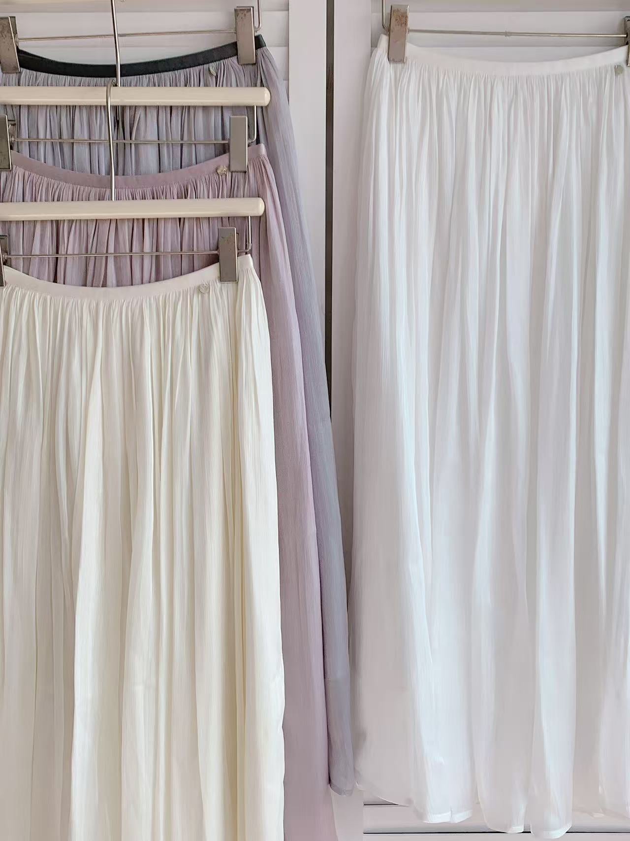 HELLO MILK TEE- 86041 質感半裙