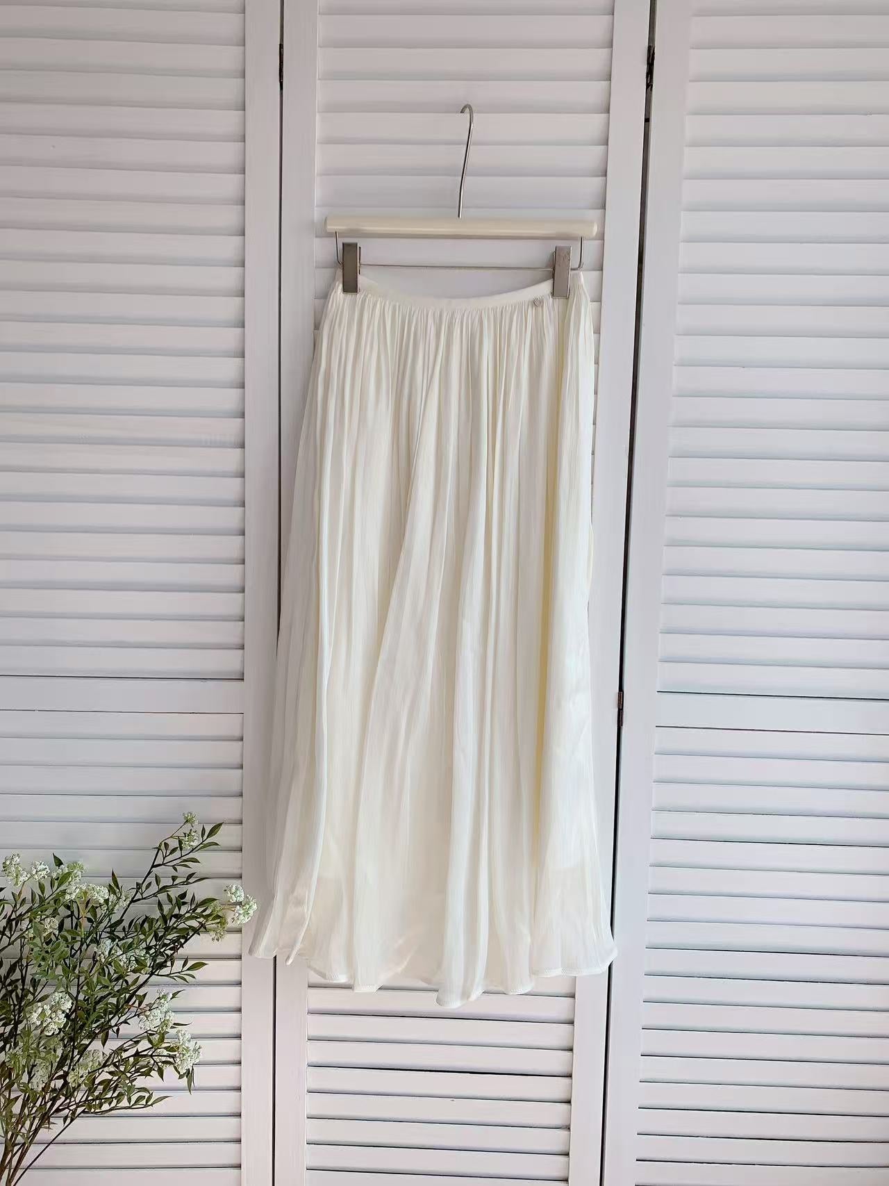 HELLO MILK TEE- 86041 質感半裙