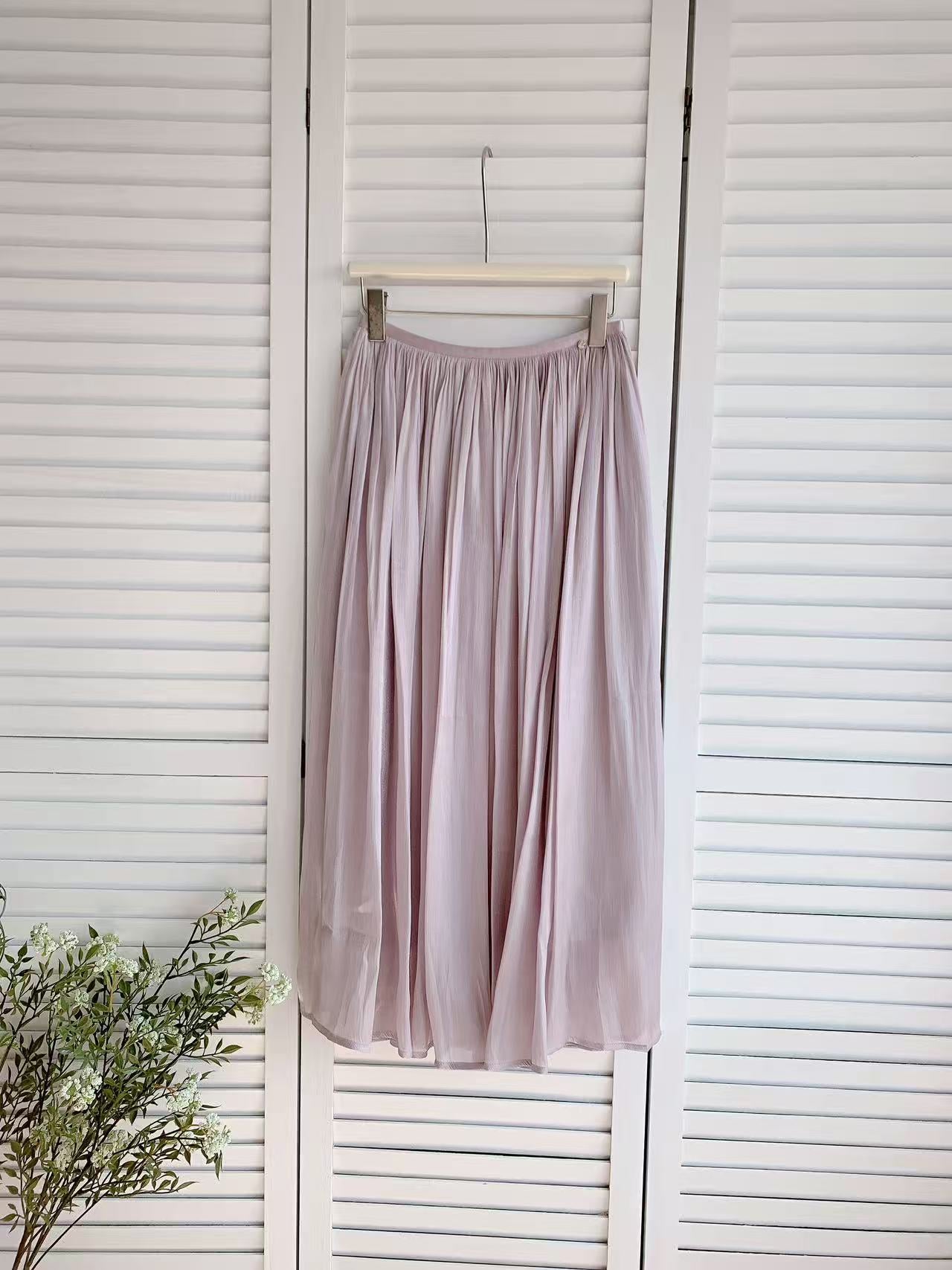 HELLO MILK TEE- 86041 質感半裙