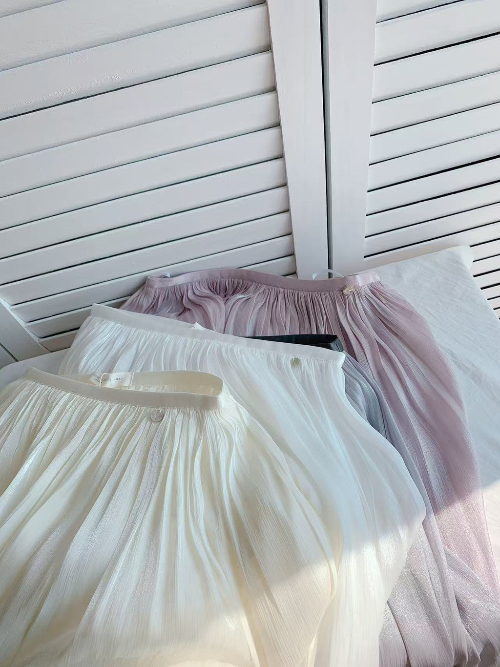 HELLO MILK TEE- 86041 質感半裙